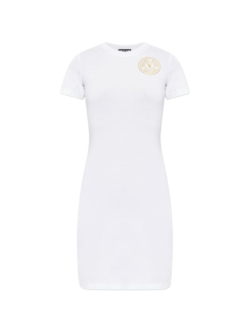 short-sleeve logo dress 1