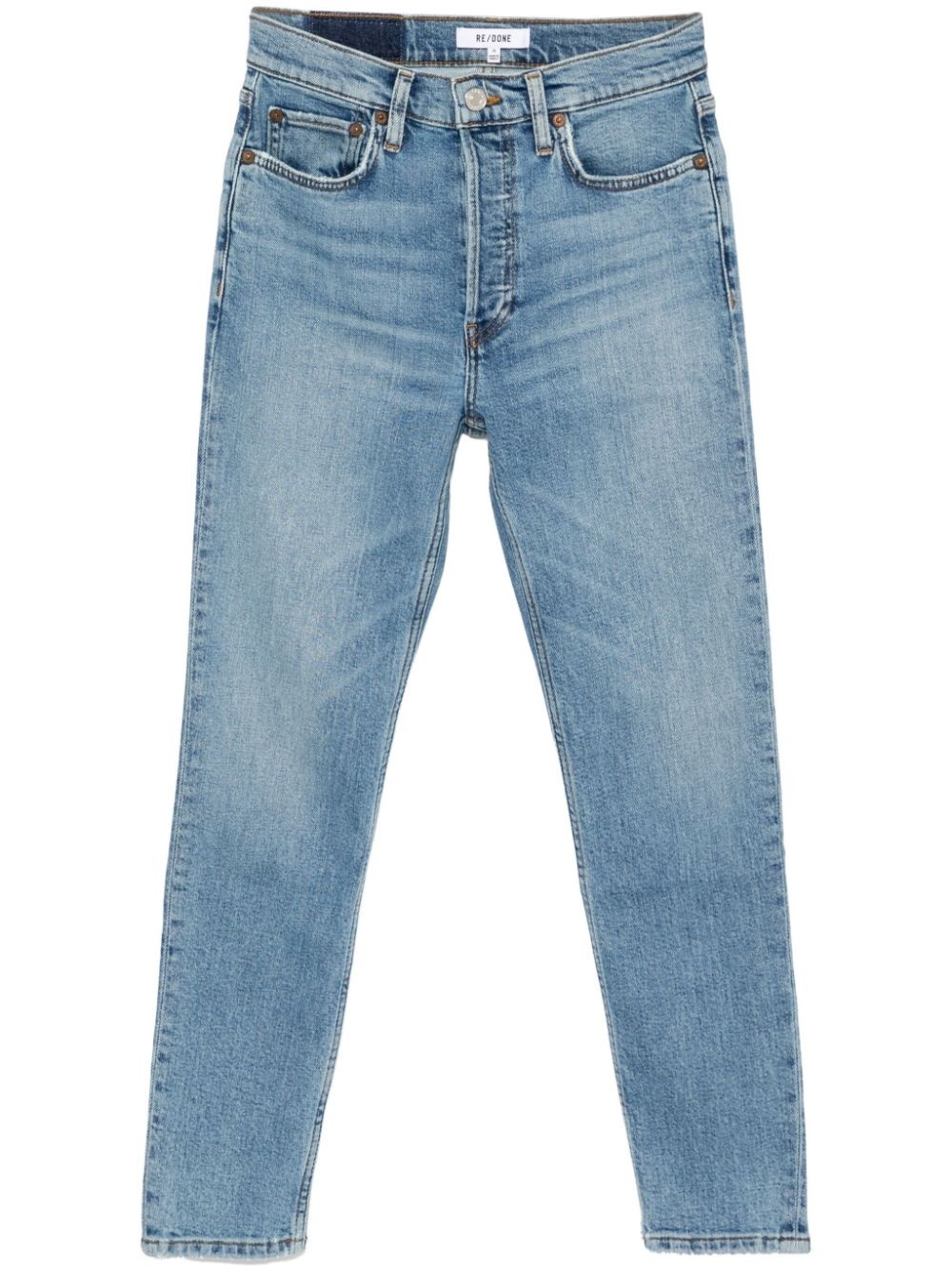 faded effect jeans - 1