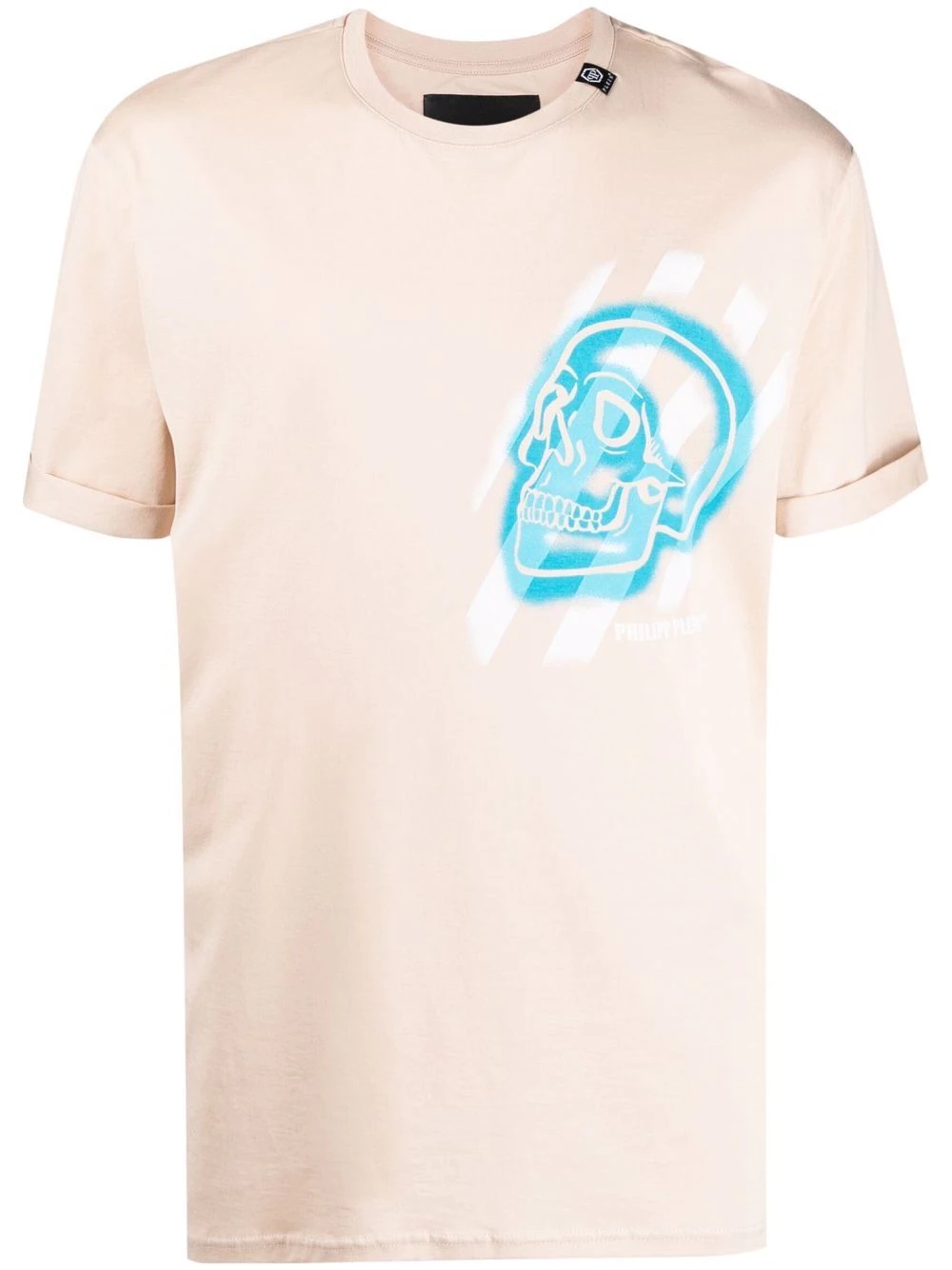 skull-print T-shirt - 1