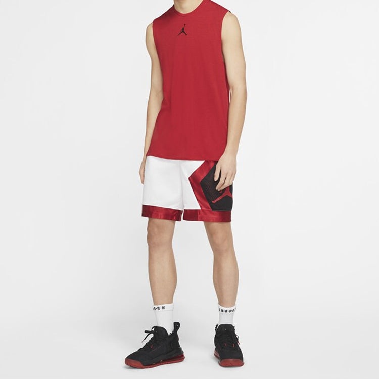 Air Jordan Basketball Sleeveless Vest Men's Red CJ4576-687 - 3