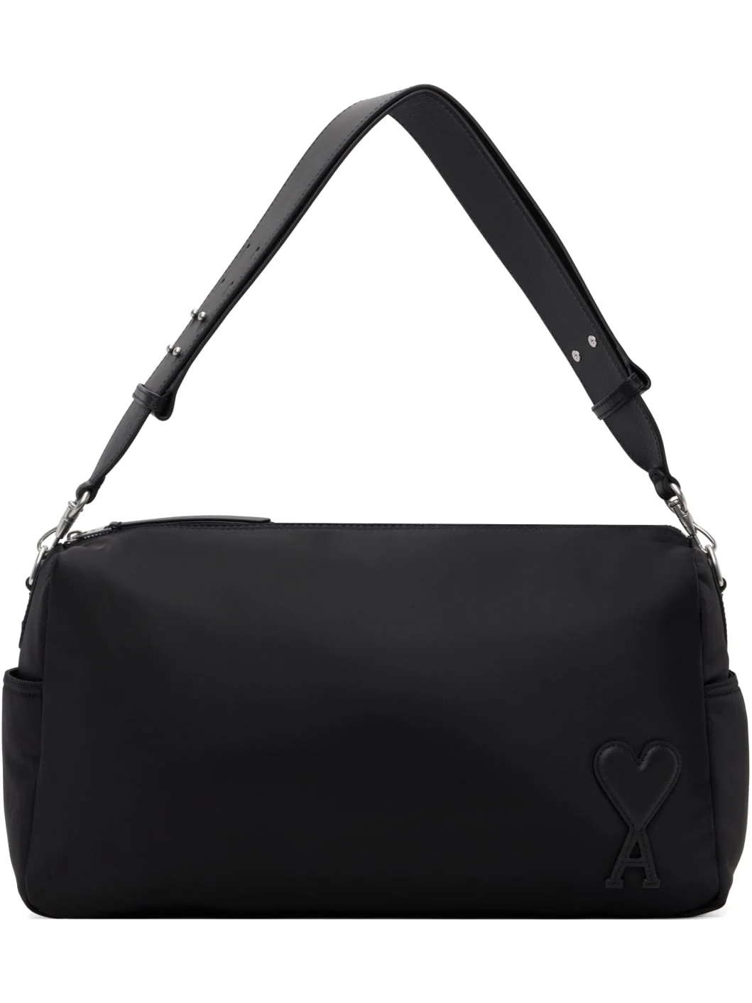 Black Large Nylon Marcel Bag - 1