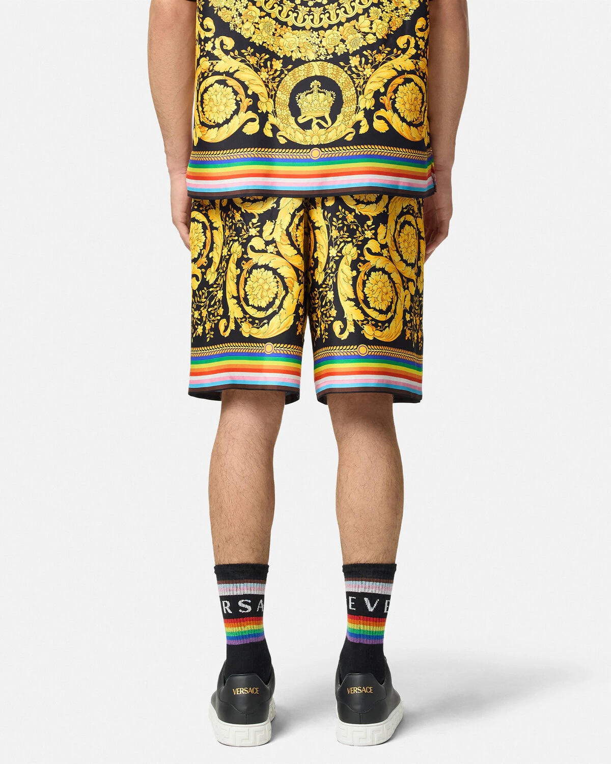 Pride Barocco Silk Shorts - 5