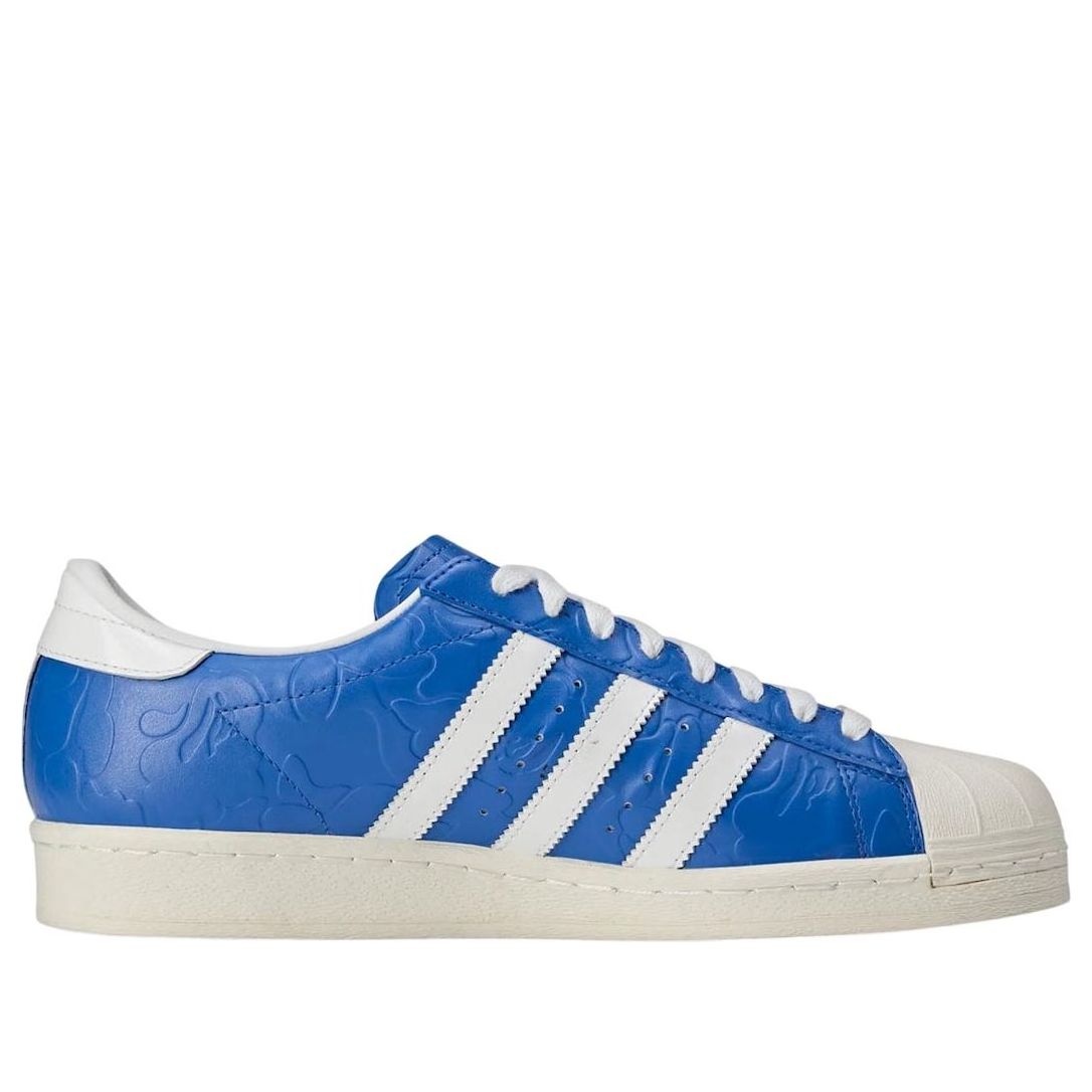 adidas x A Bathing Ape Superstar Vintage 'Blue White' JR2702 - 2