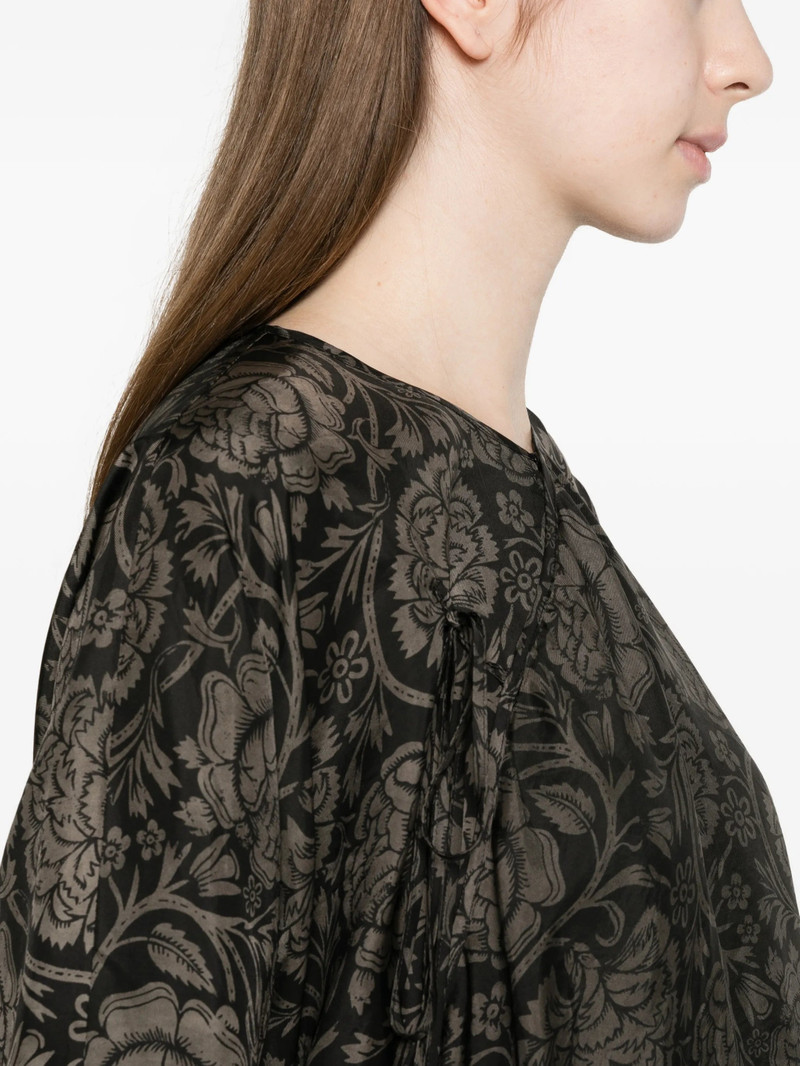 Uma Wang Tanesha Floral Blouse 4
