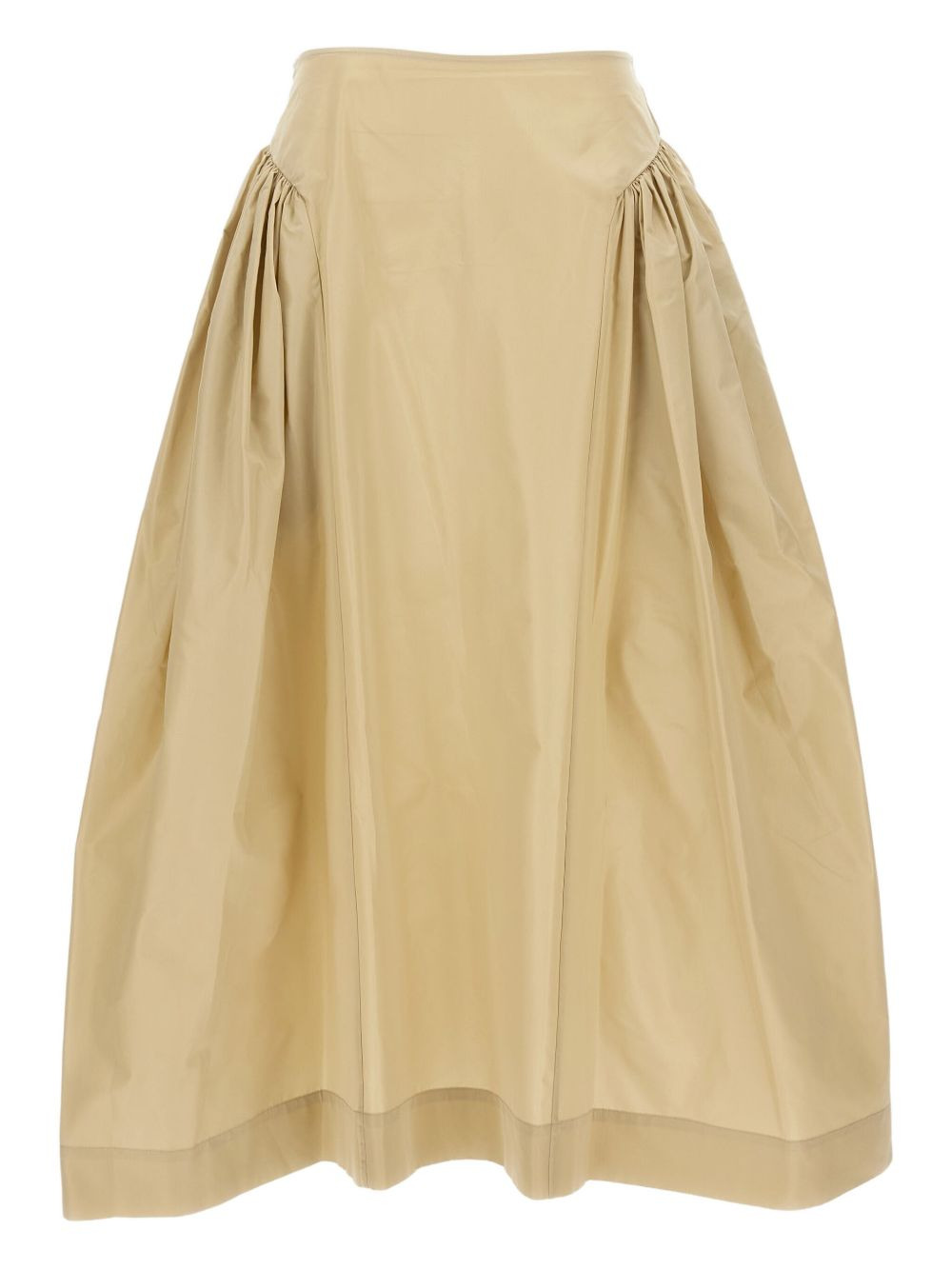 pleated midi skirt - 1