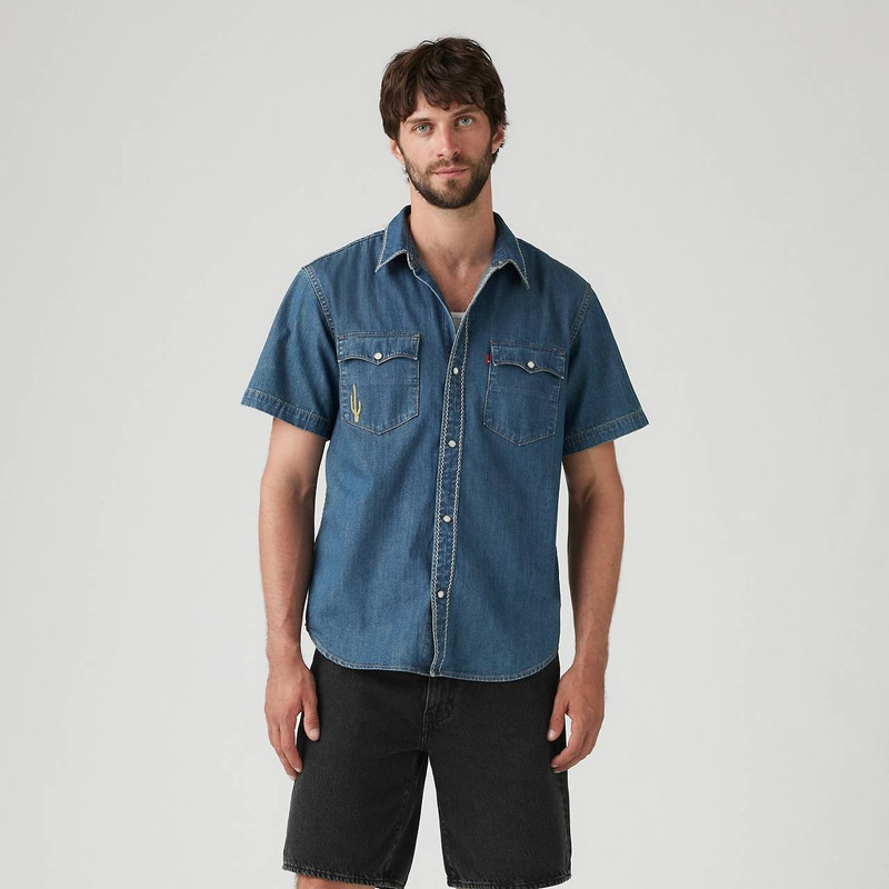 SHORT SLEEVE RELAXED FIT WESTERN SHIRT 2