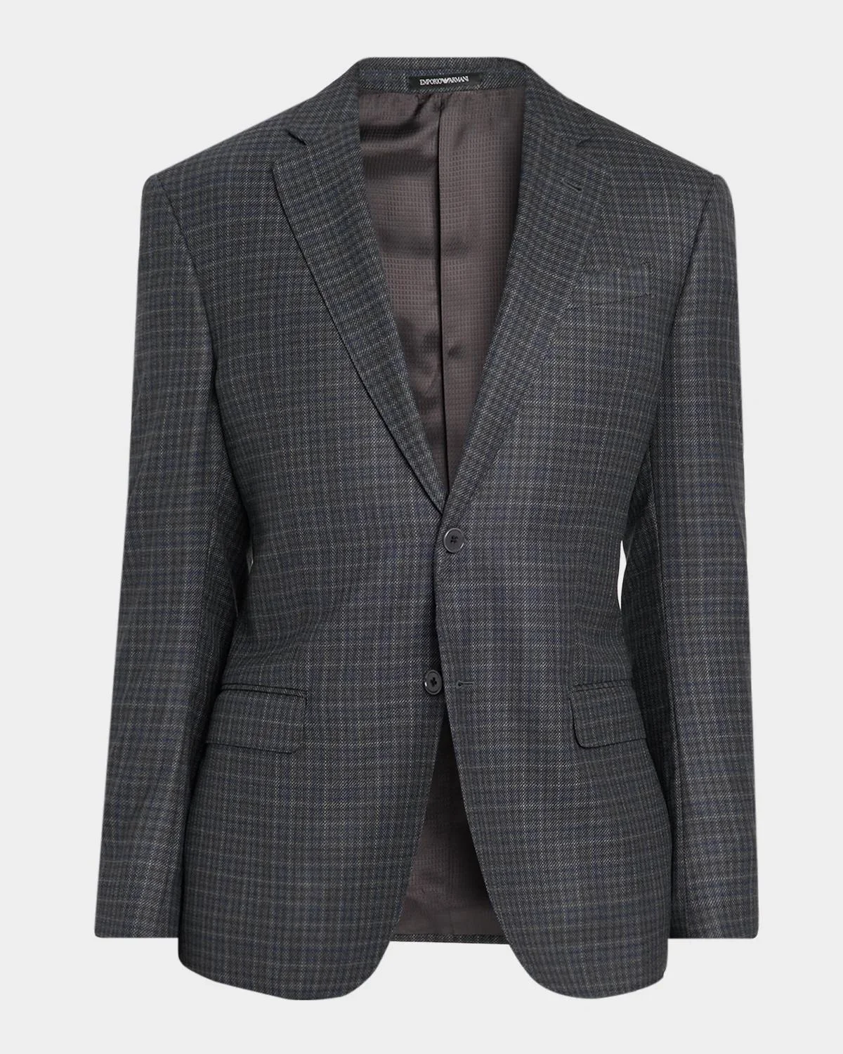 Blur Box Checked Wool Sport Coat - 1
