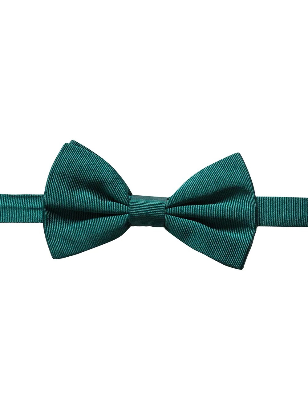 ribbed silk bow tie - 1