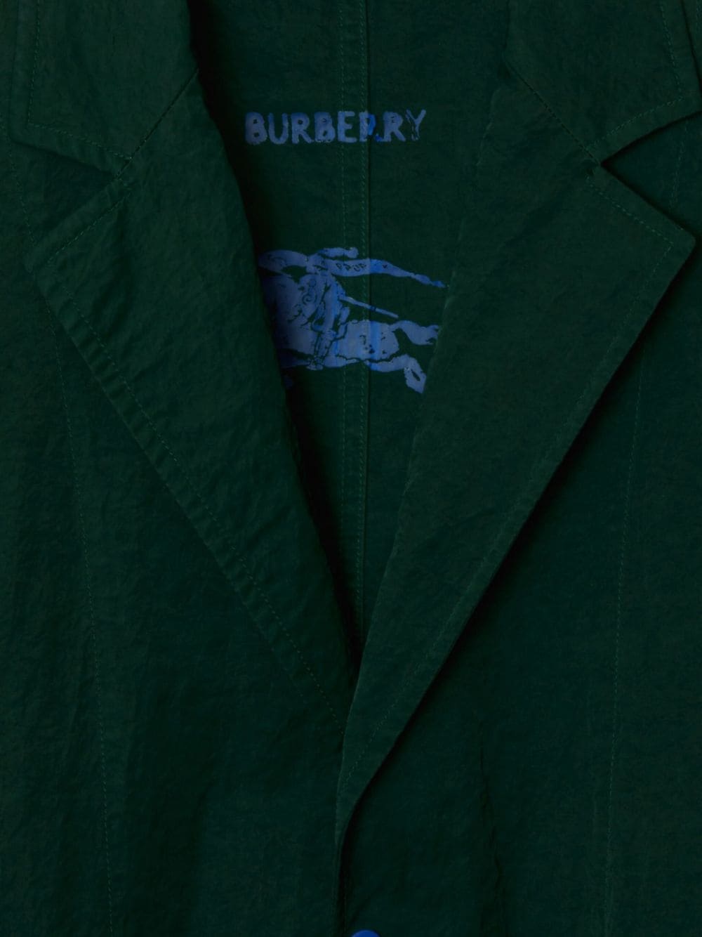 notched-lapels single-breasted blazer - 6