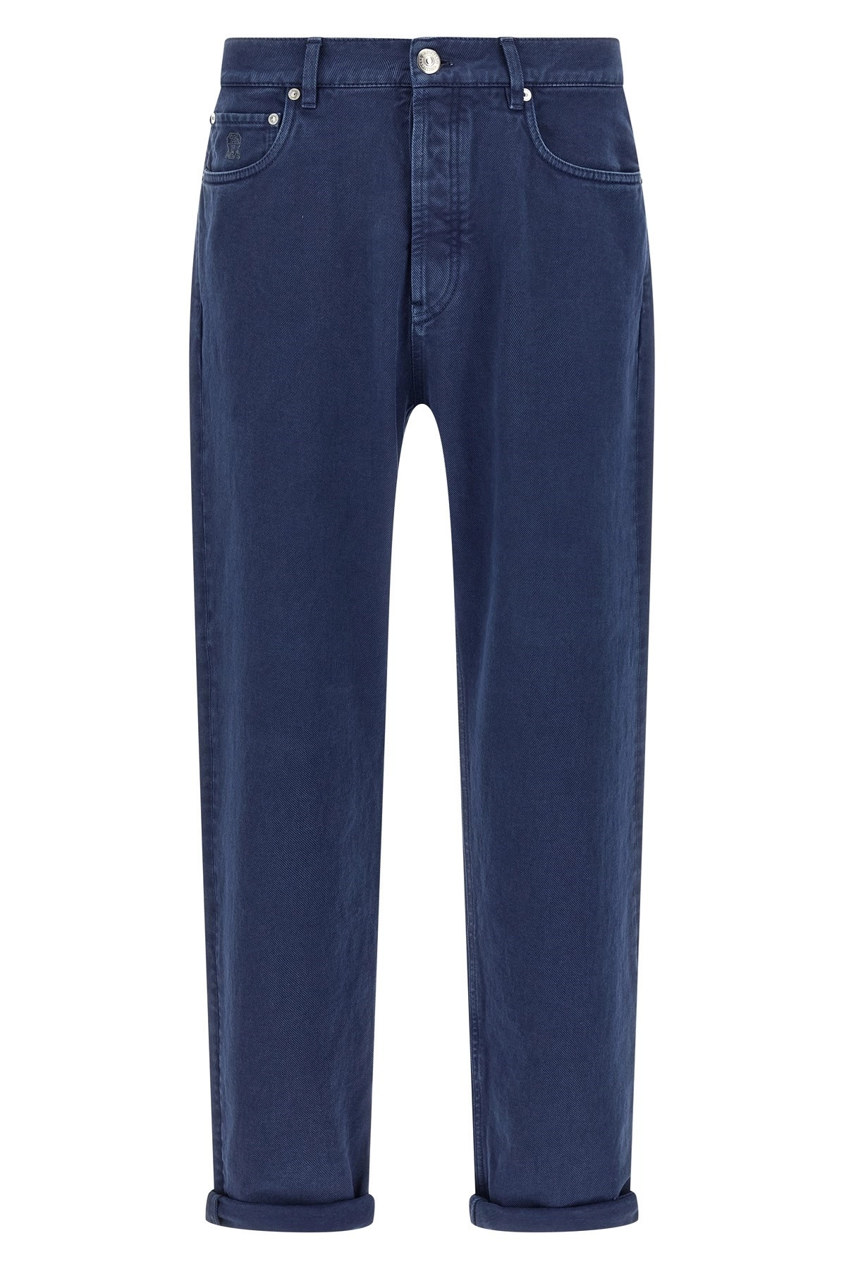Garment-dyed denim jeans - 1