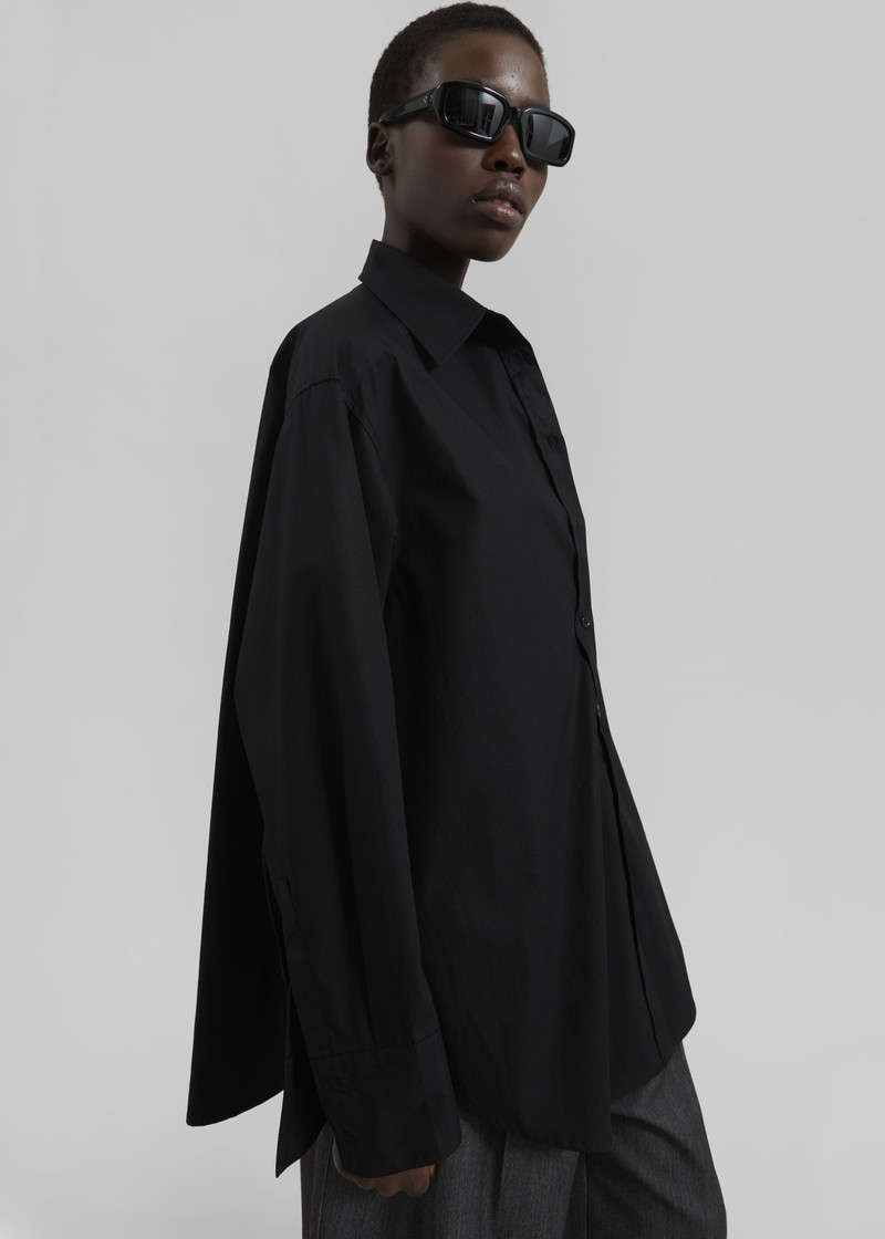 Kent Button Up Shirt - Black 4