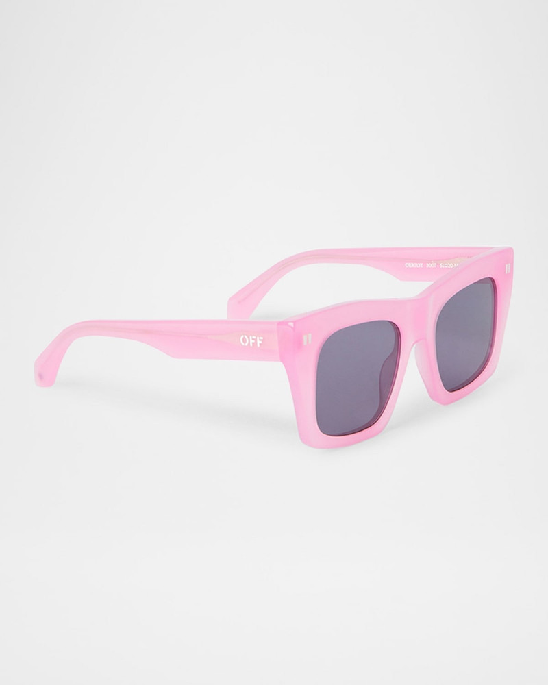 Off-White Selma Logo Square Sunglasses outlook