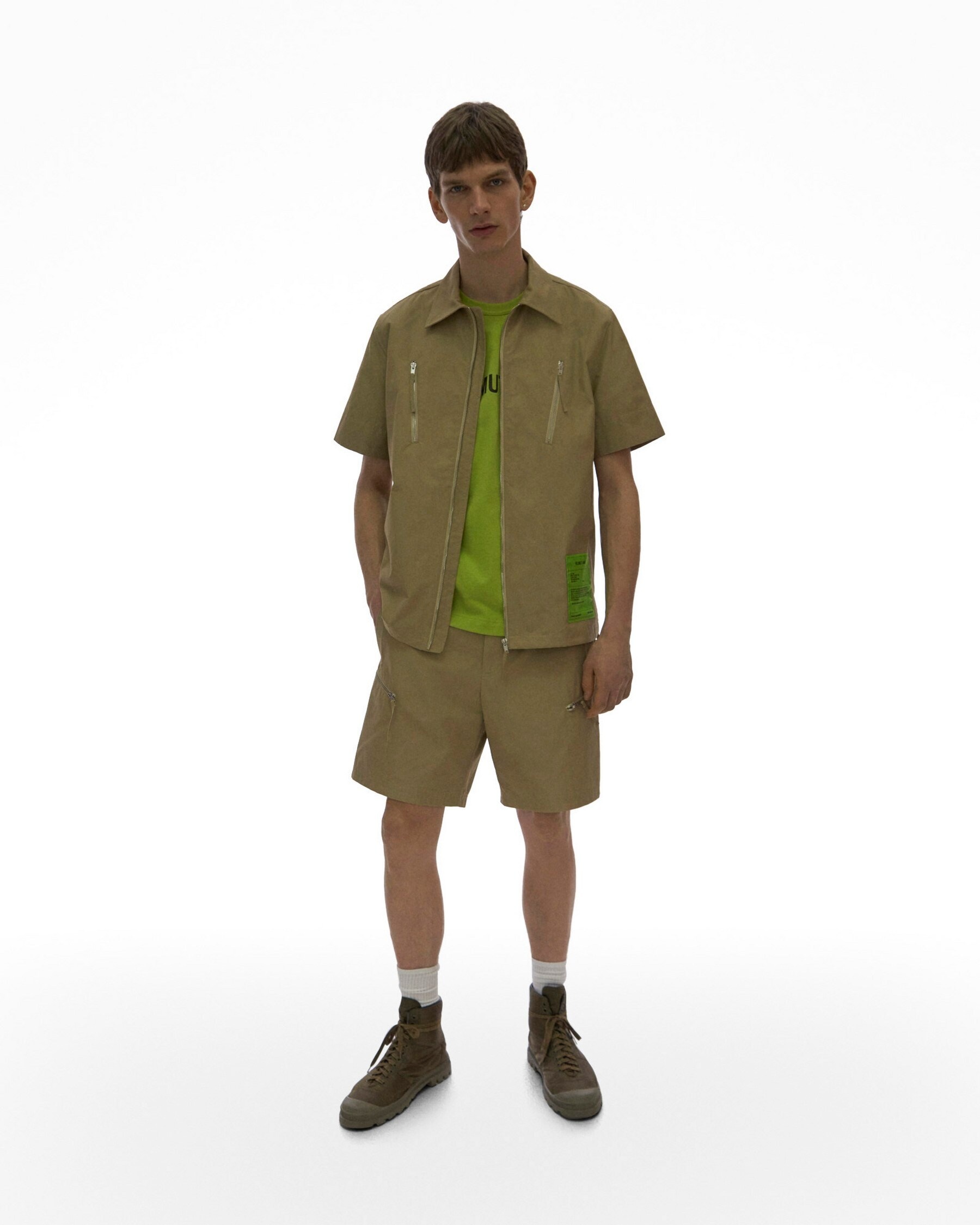 ZIP SHORT-SLEEVE SHIRT - 2