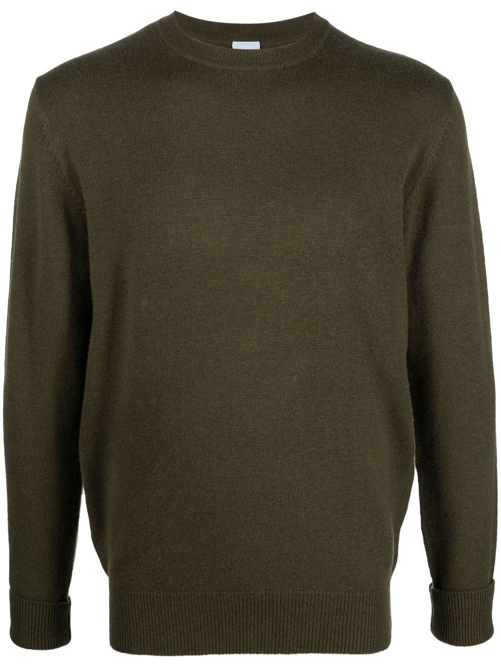 crew neck knitted sweater - 1