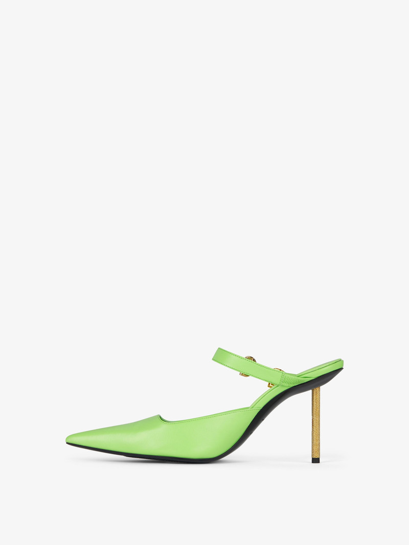 Givenchy VOYOU SLINGBACKS IN LEATHER outlook