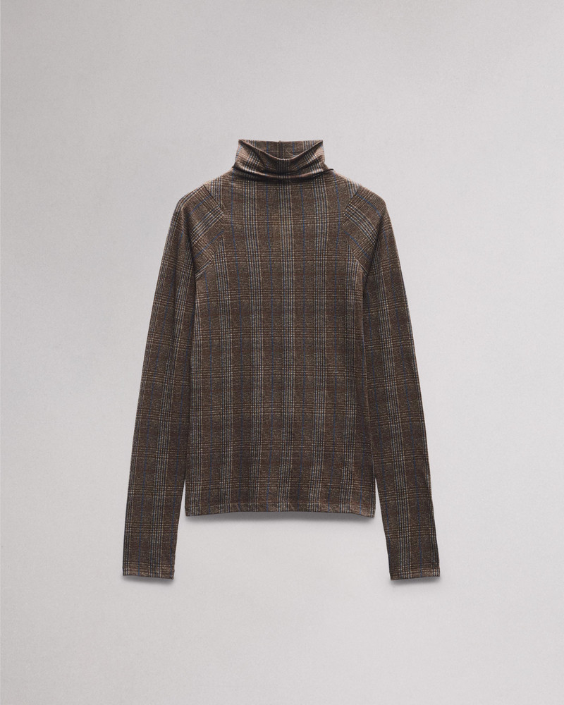 Shaw Paneled Cotton Turtleneck - 1