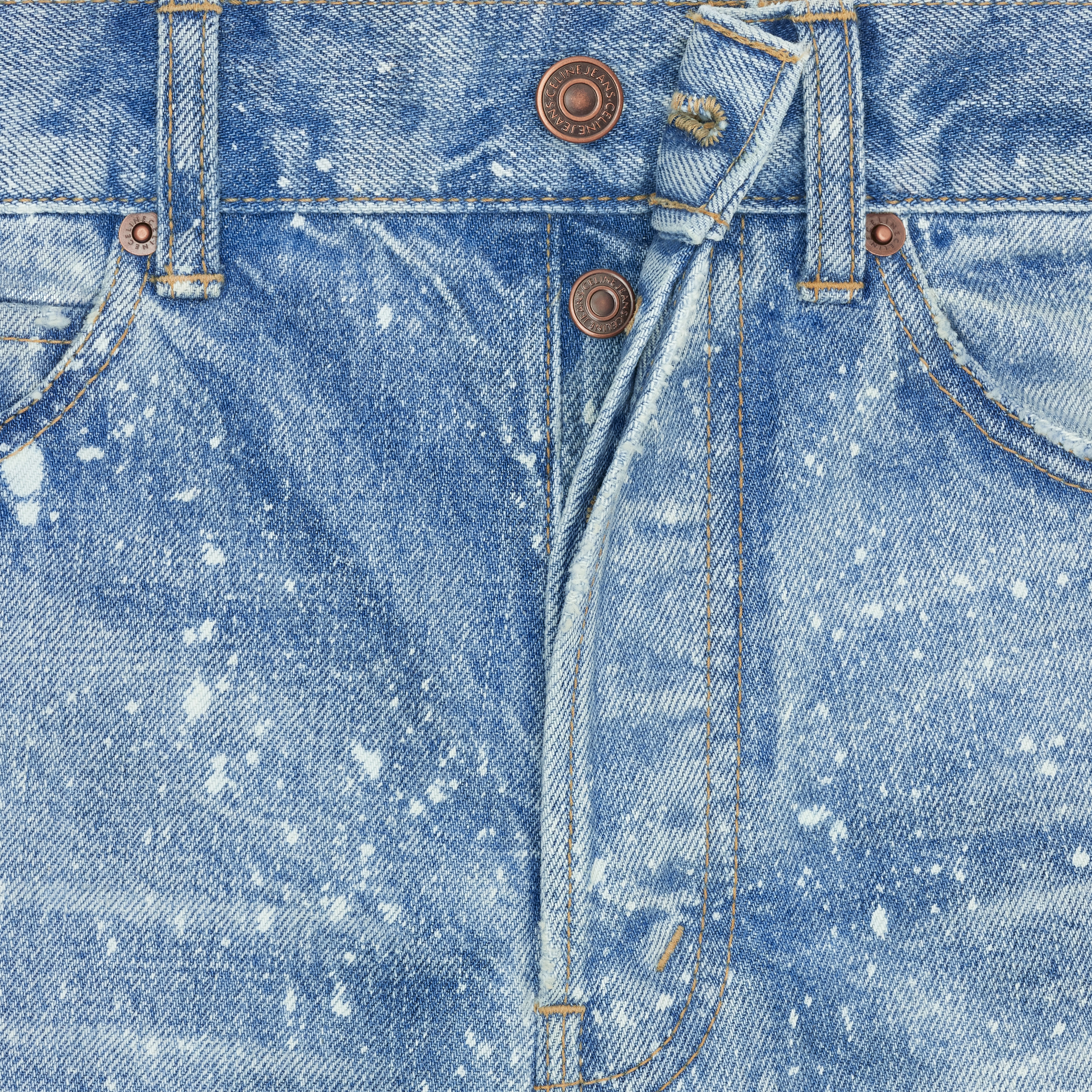 KURT JEANS IN PAINTER WASH DENIM - 4