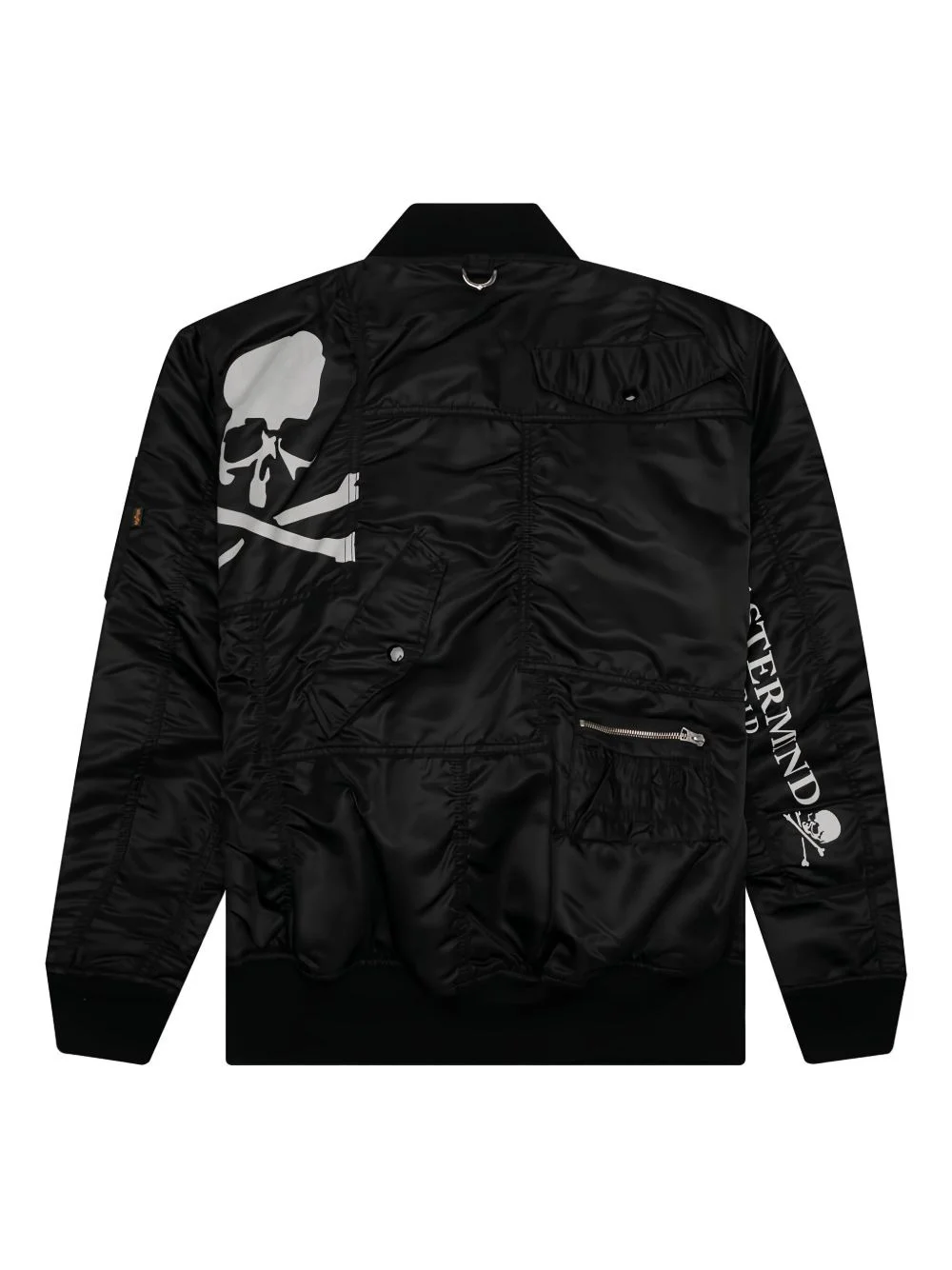 mastermind JAPAN x Alpha Industries skull-patch MA-1 bomber jacket