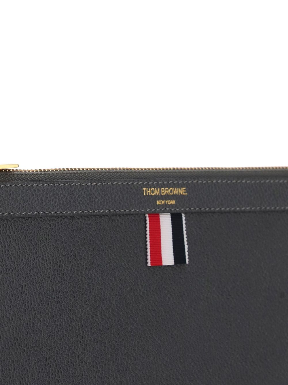 pebbled rectangular clutch bag - 3