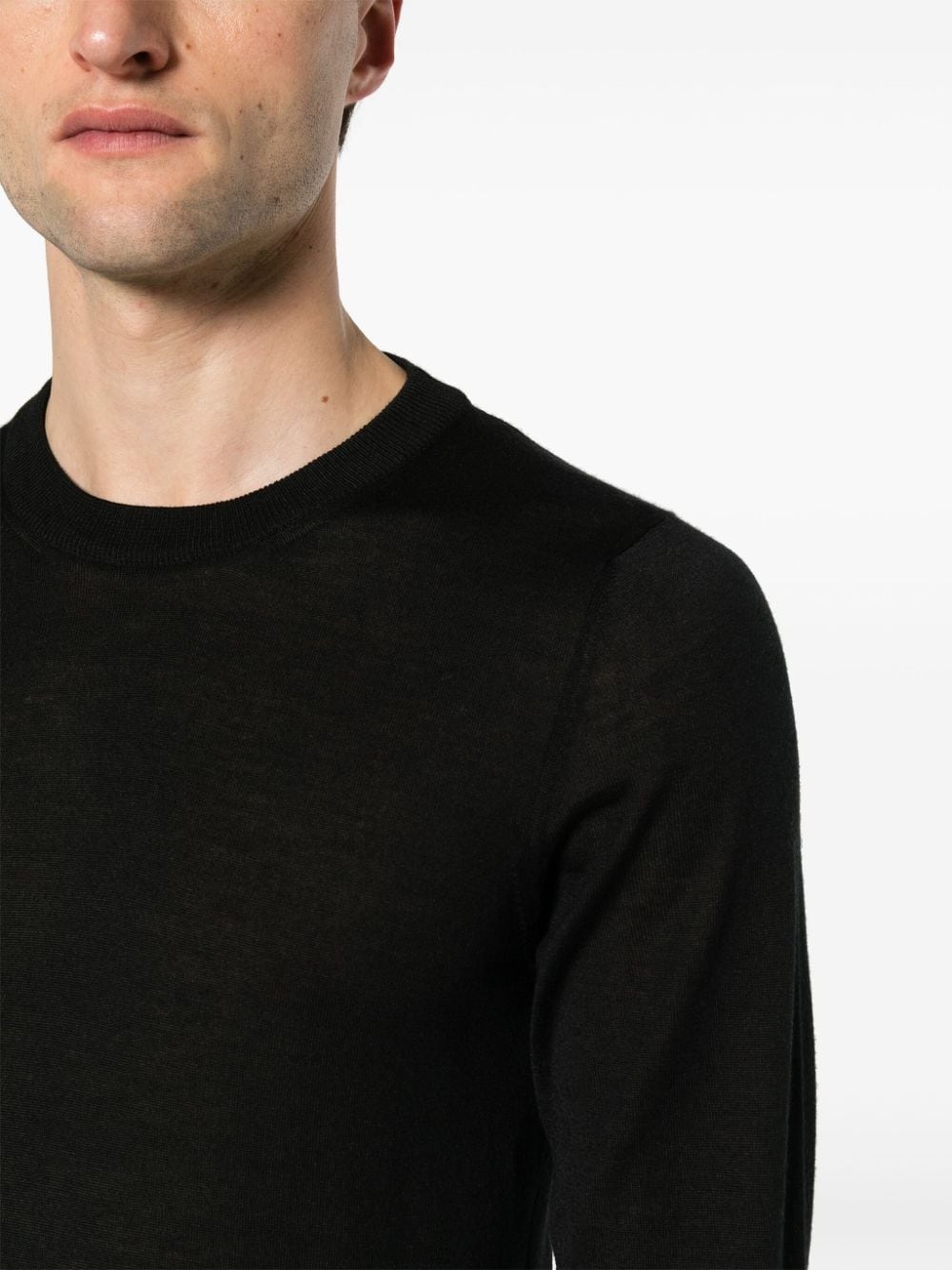 fine-knit cashmere-silk jumper - 5