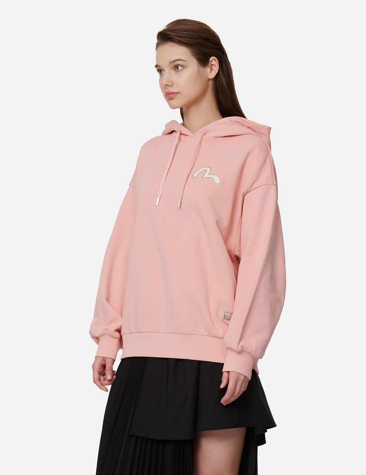 TATTOO KOI PRINT HOODED SWEATSHIRT - 8