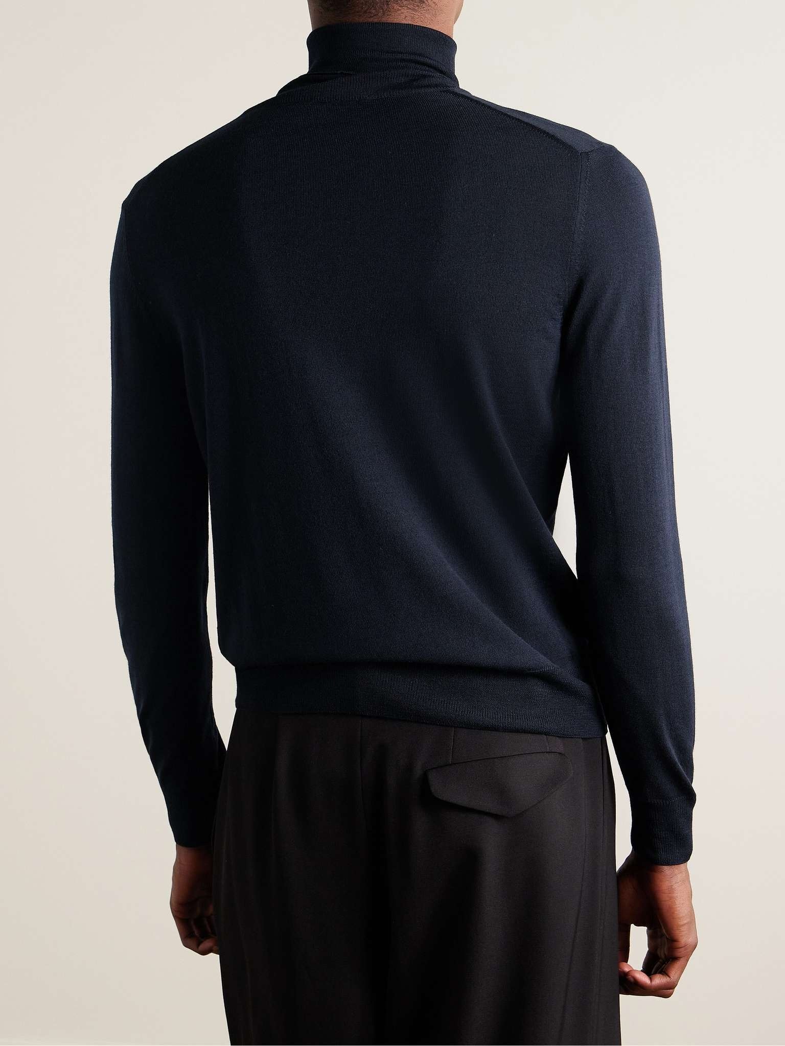 Slim-Fit Merino Wool Rollneck Sweater - 4