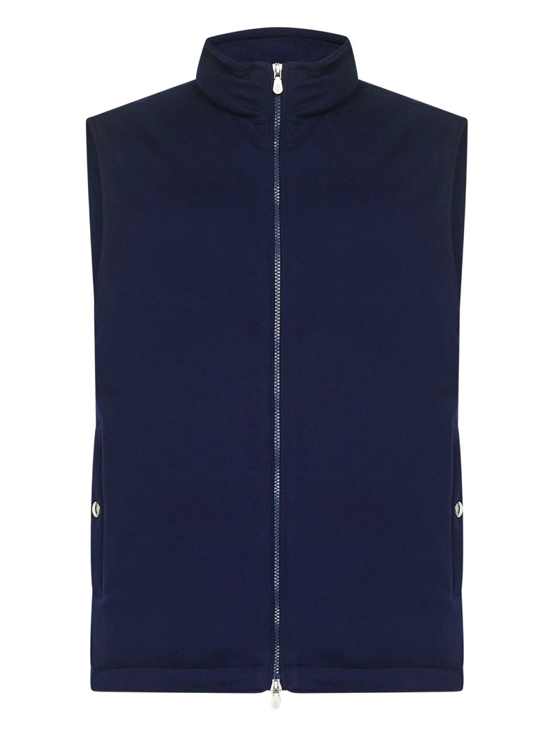Brunello Cucinelli Stand-collar Zip-front Gilet 1
