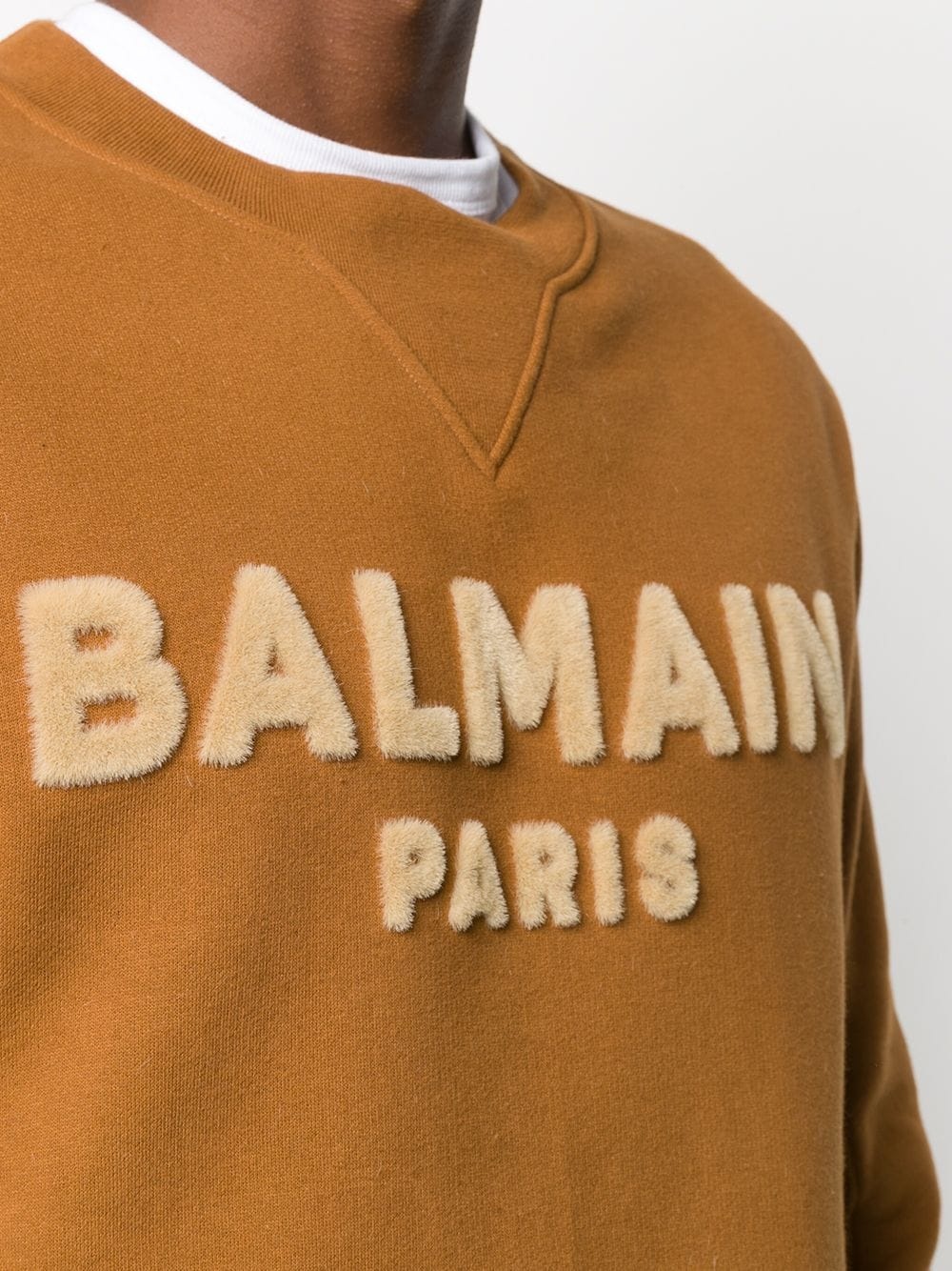 logo-detail crew-neck sweatshirt - 5