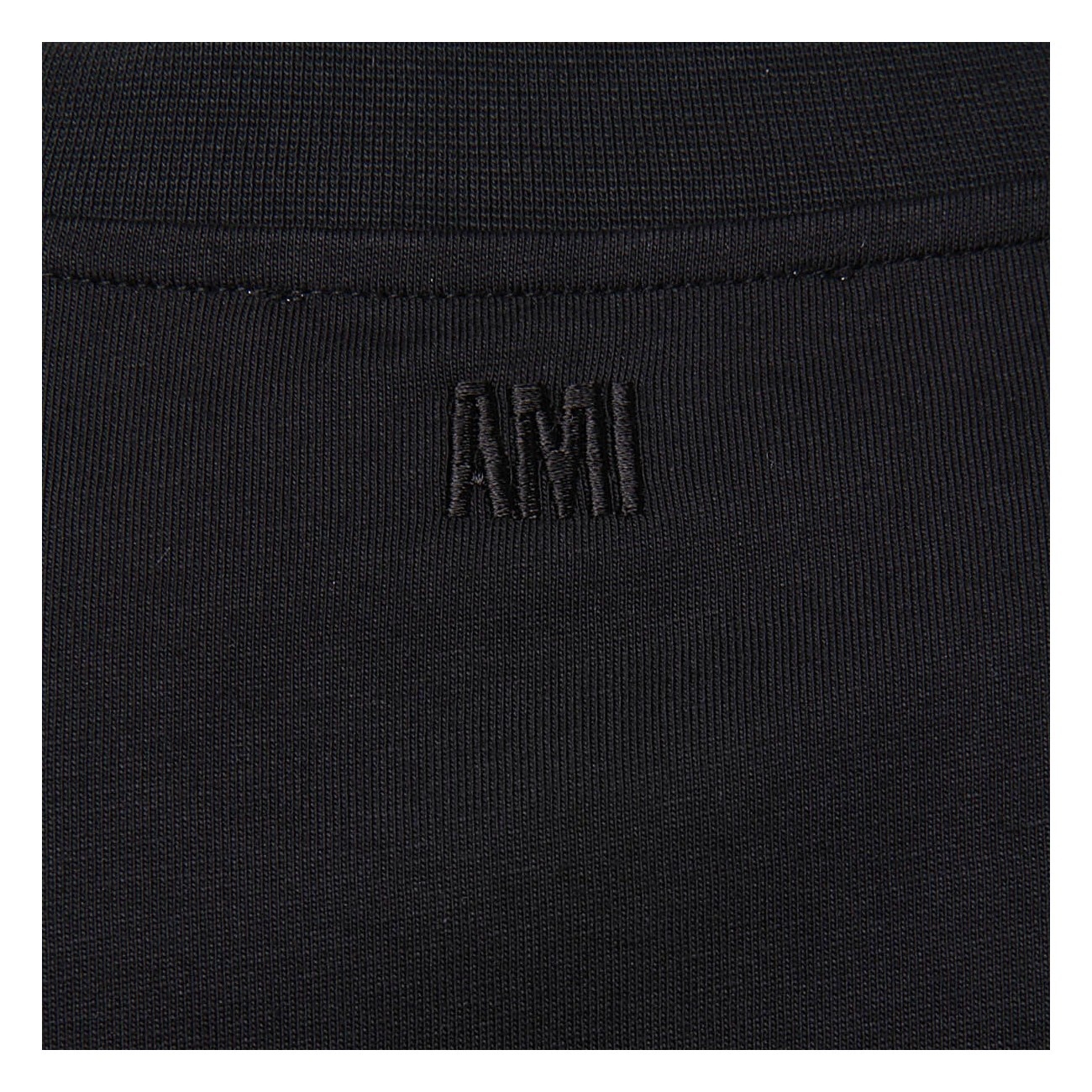 black cotton ami de coeur t-shirt - 4