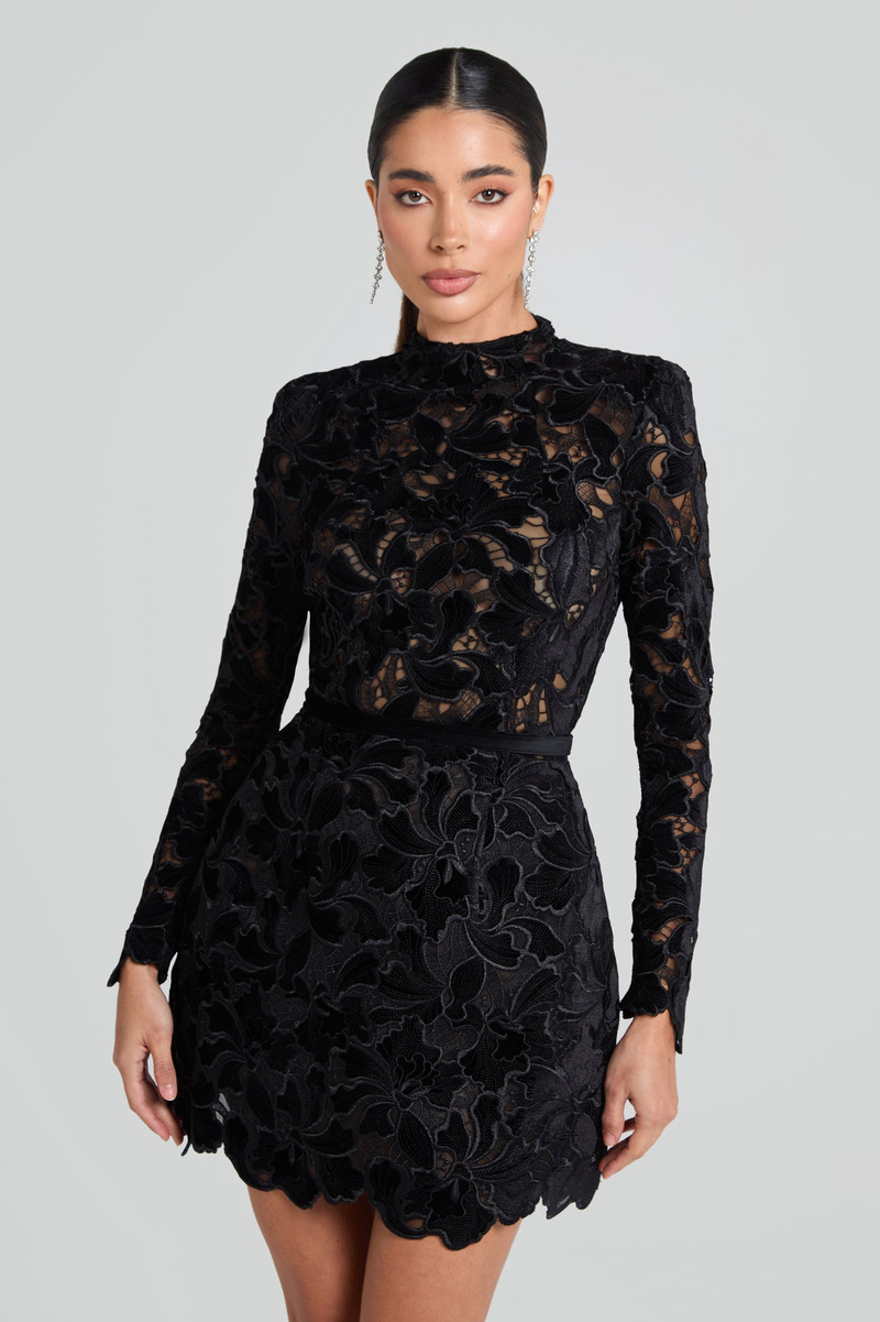 NADINE MERABI Lydia Black Dress outlook