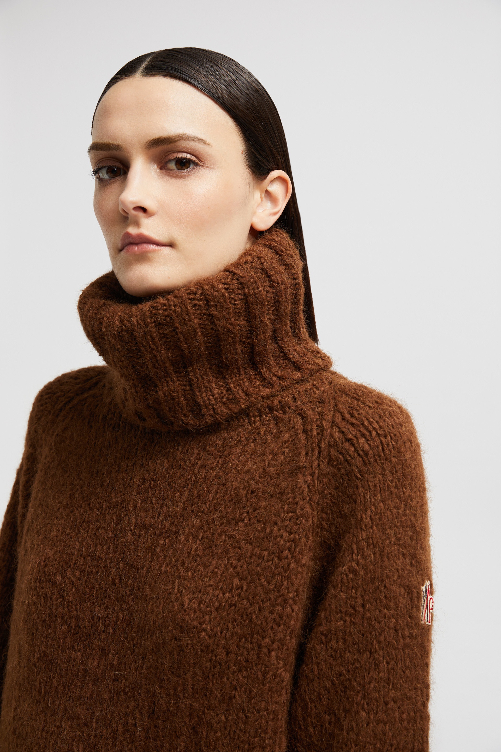 Alpaca & Wool Blend Turtleneck Sweater - 4