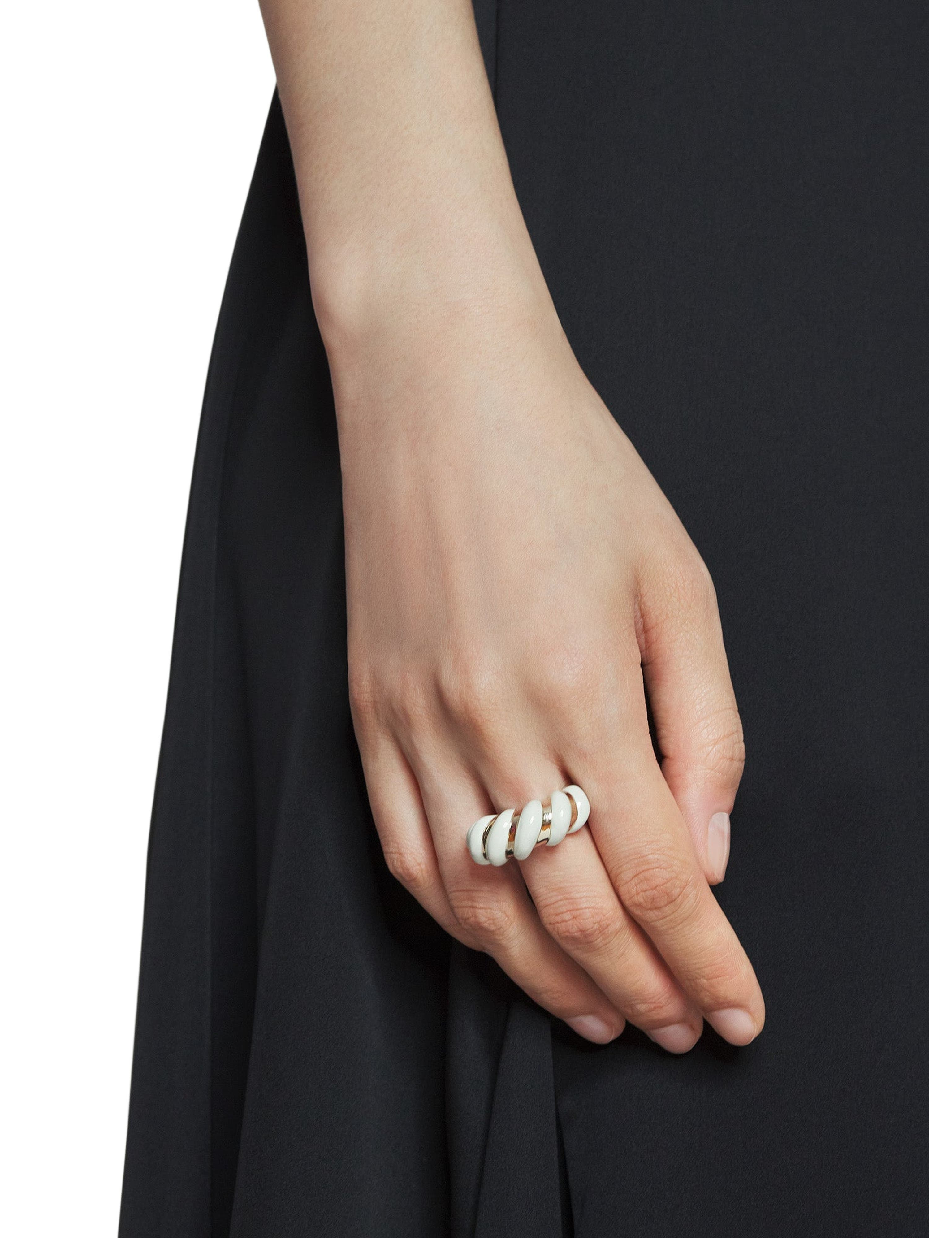 Lanvin Mélodie Candy Ring in Off White at Nordstrom - 2