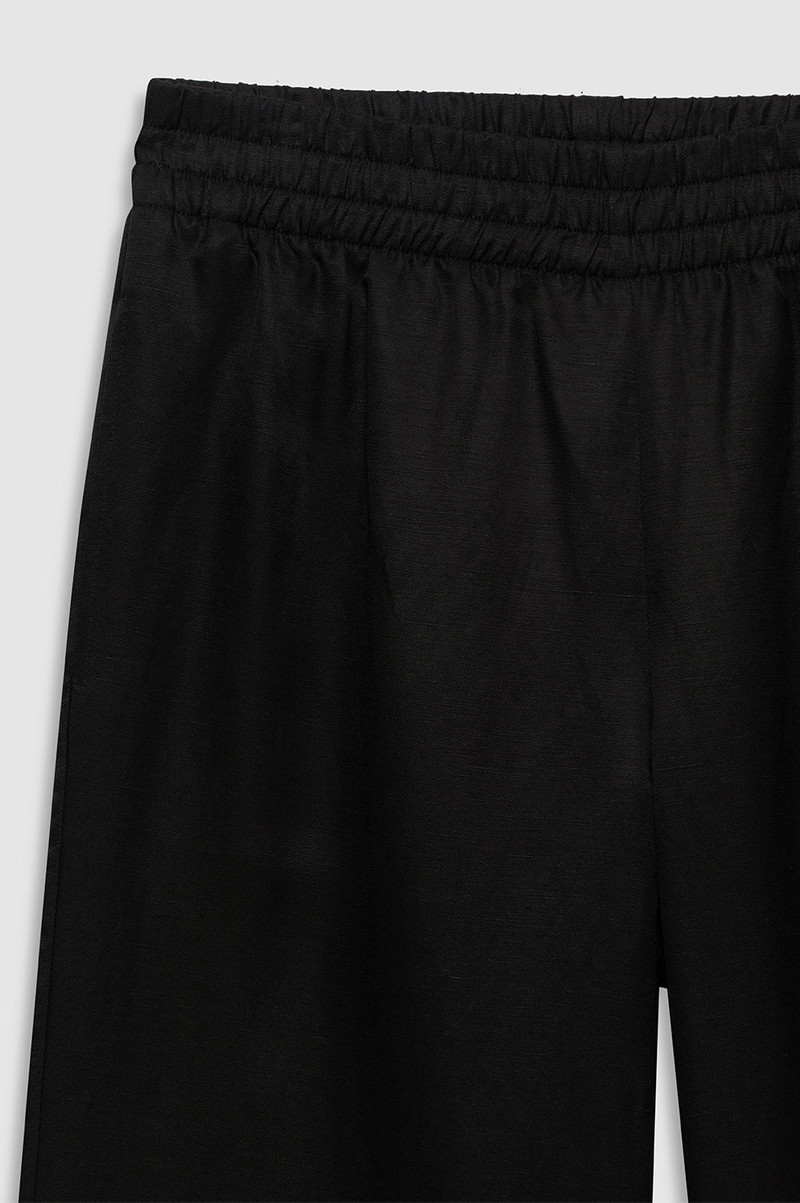 Soto Pant - Black Linen Blend 4