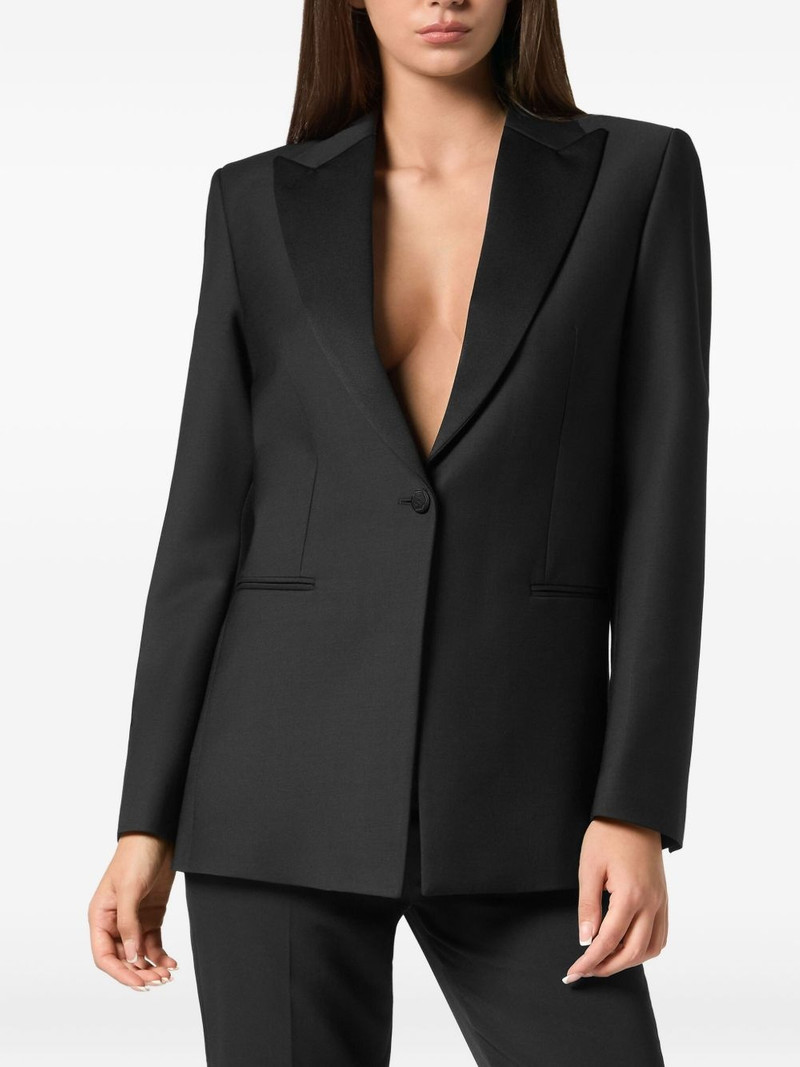 PHILIPP PLEIN rhinestone-embellished blazer outlook