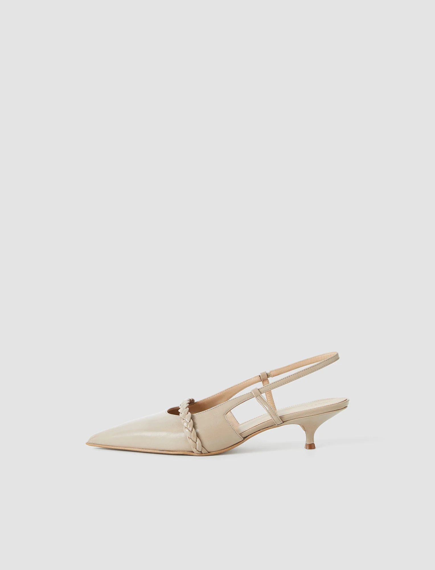 Anisa Patent Leather Slingback Shoes - 1