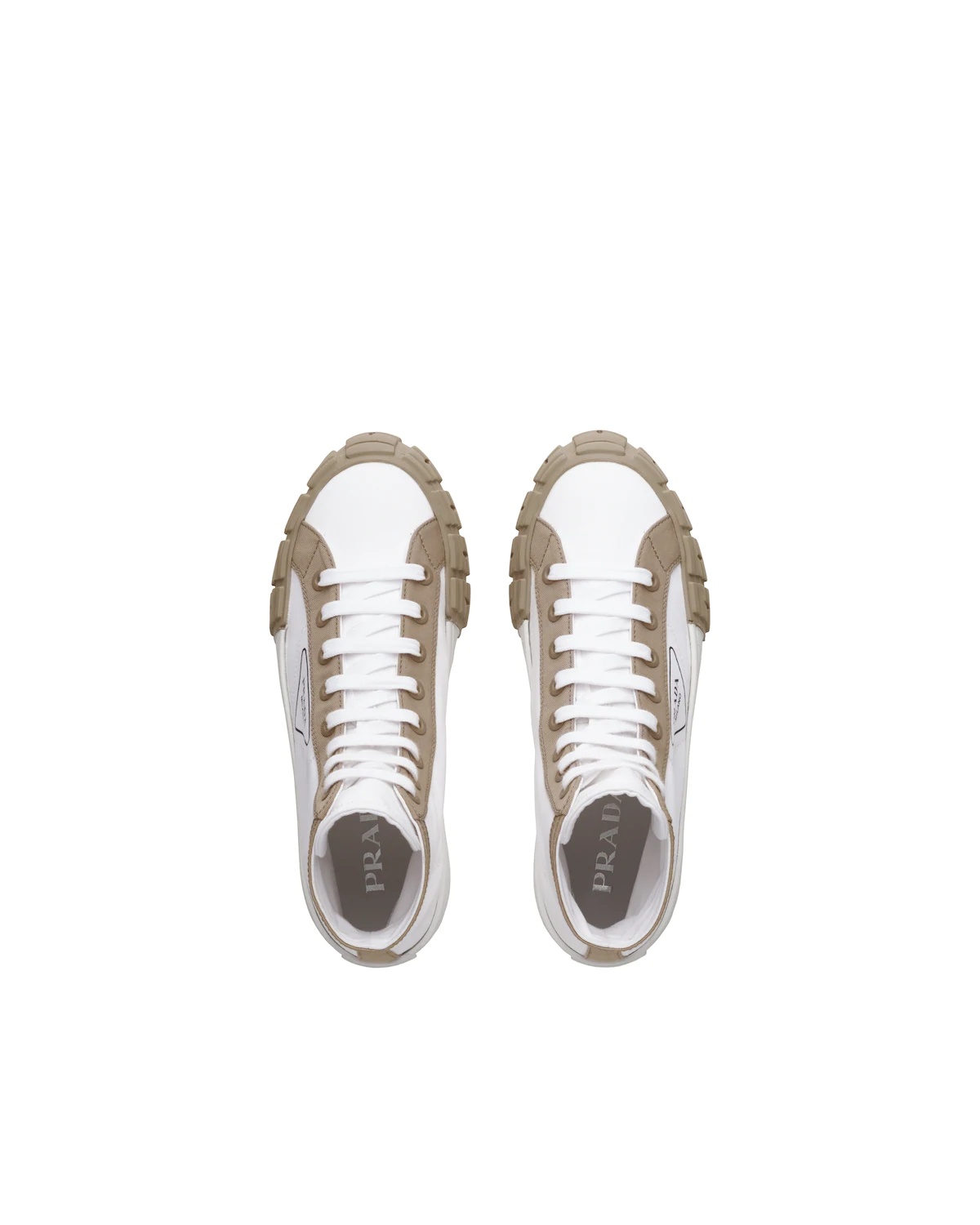 Gabardine high-top sneakers - 2