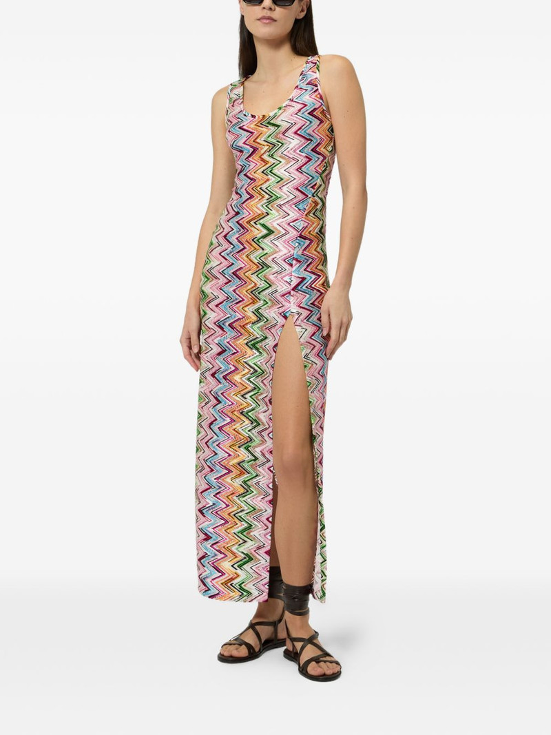 Missoni zigzag-patterned maxi dress outlook