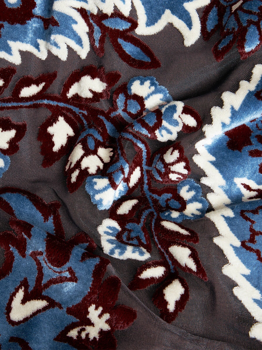 ワンピース Etro Velvet Jacquard Tulle Dress Etro TULLE AND JACQUARD VELVET DRESS | REVERSIBLE