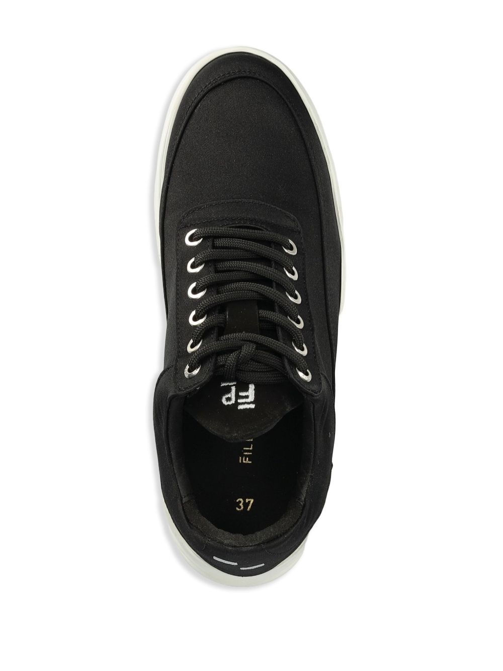 logo-embroidered sneakers - 4