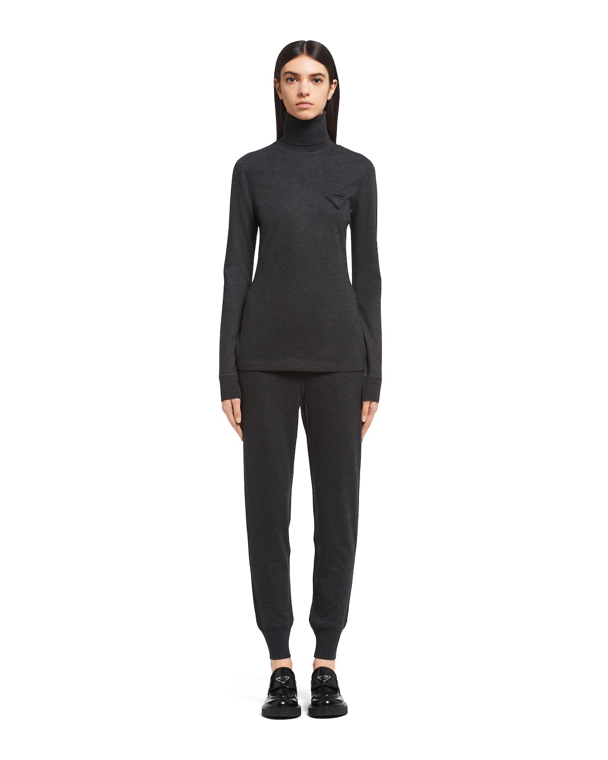 Jersey turtleneck sweater - 2