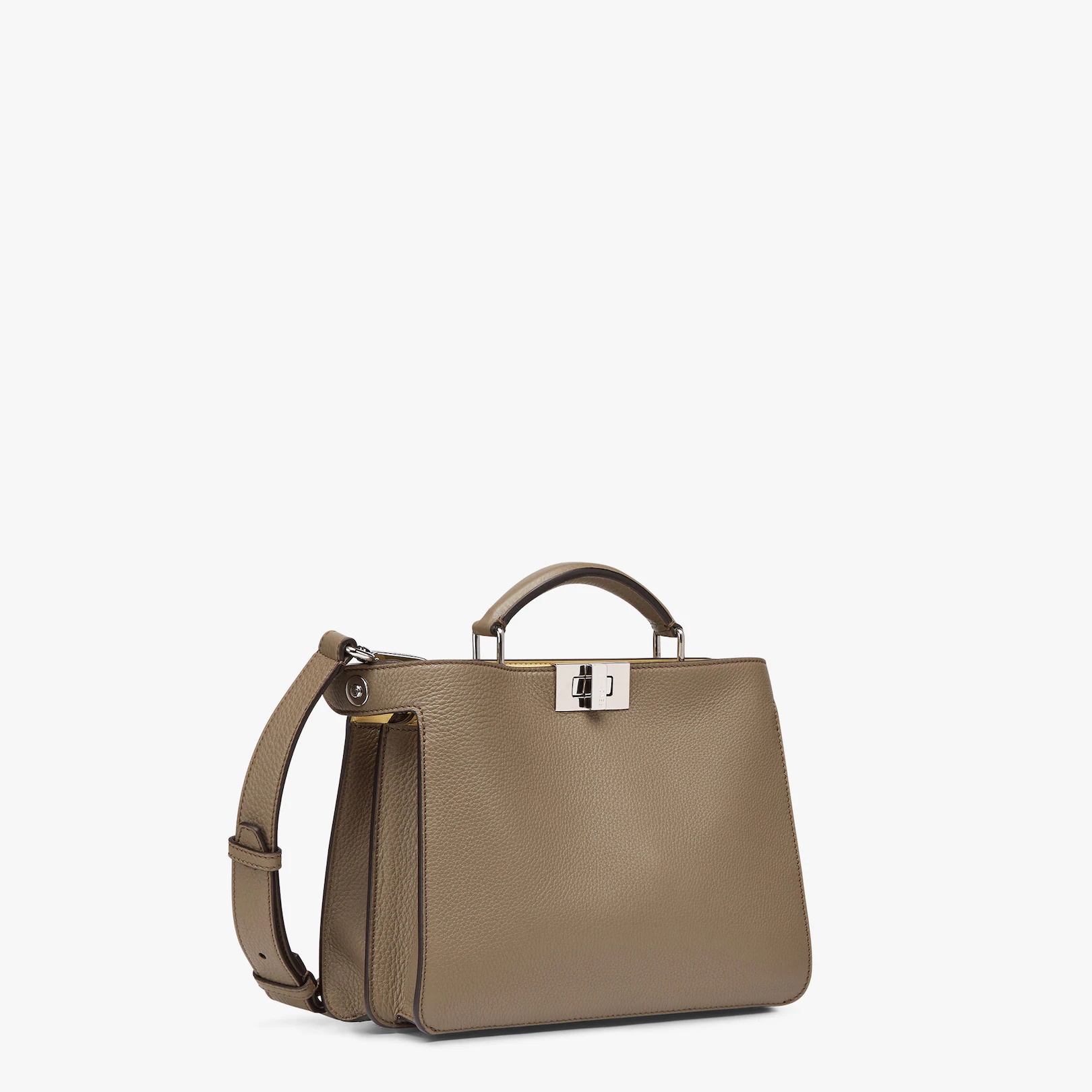 Gray leather bag - 3