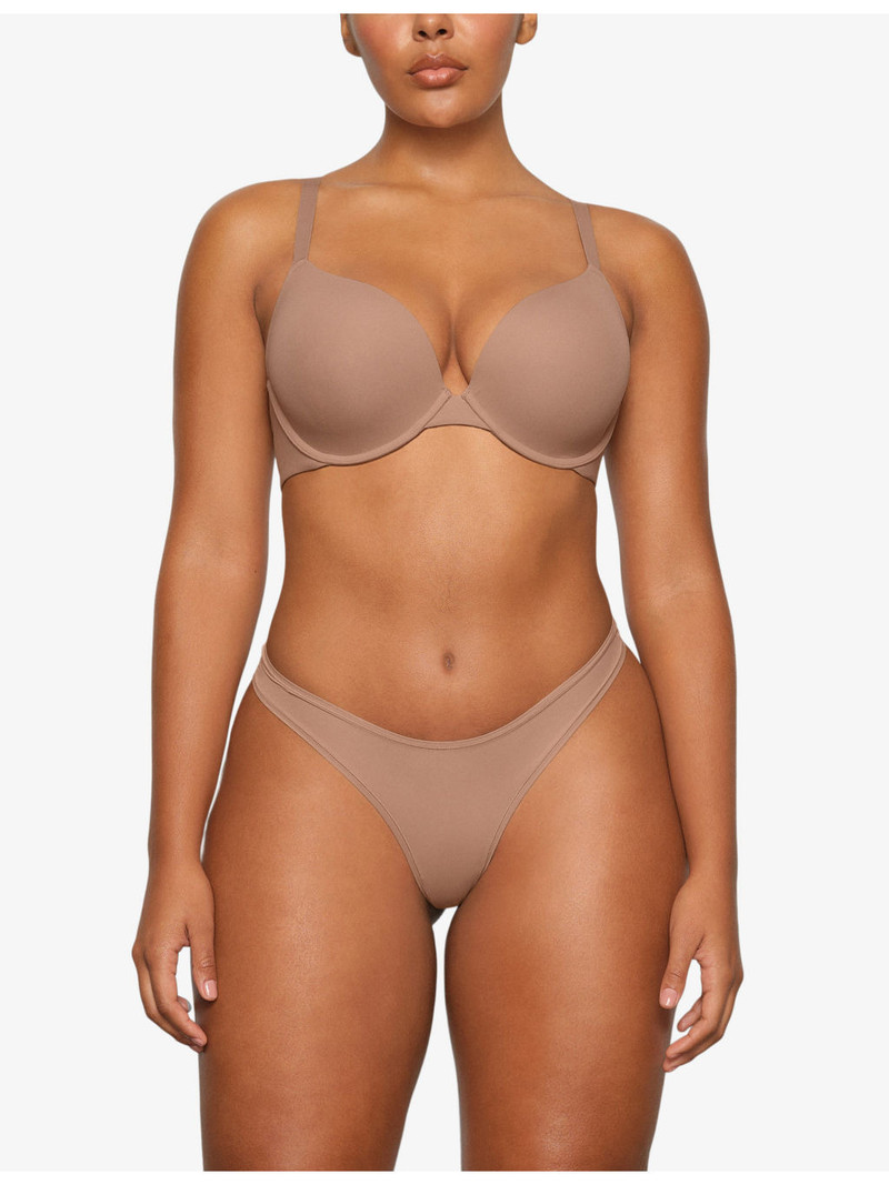 SKIMS Fits Everybody padded push-up stretch-woven bra outlook