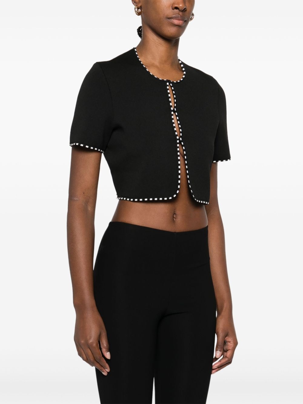 short-sleeves crop top - 3