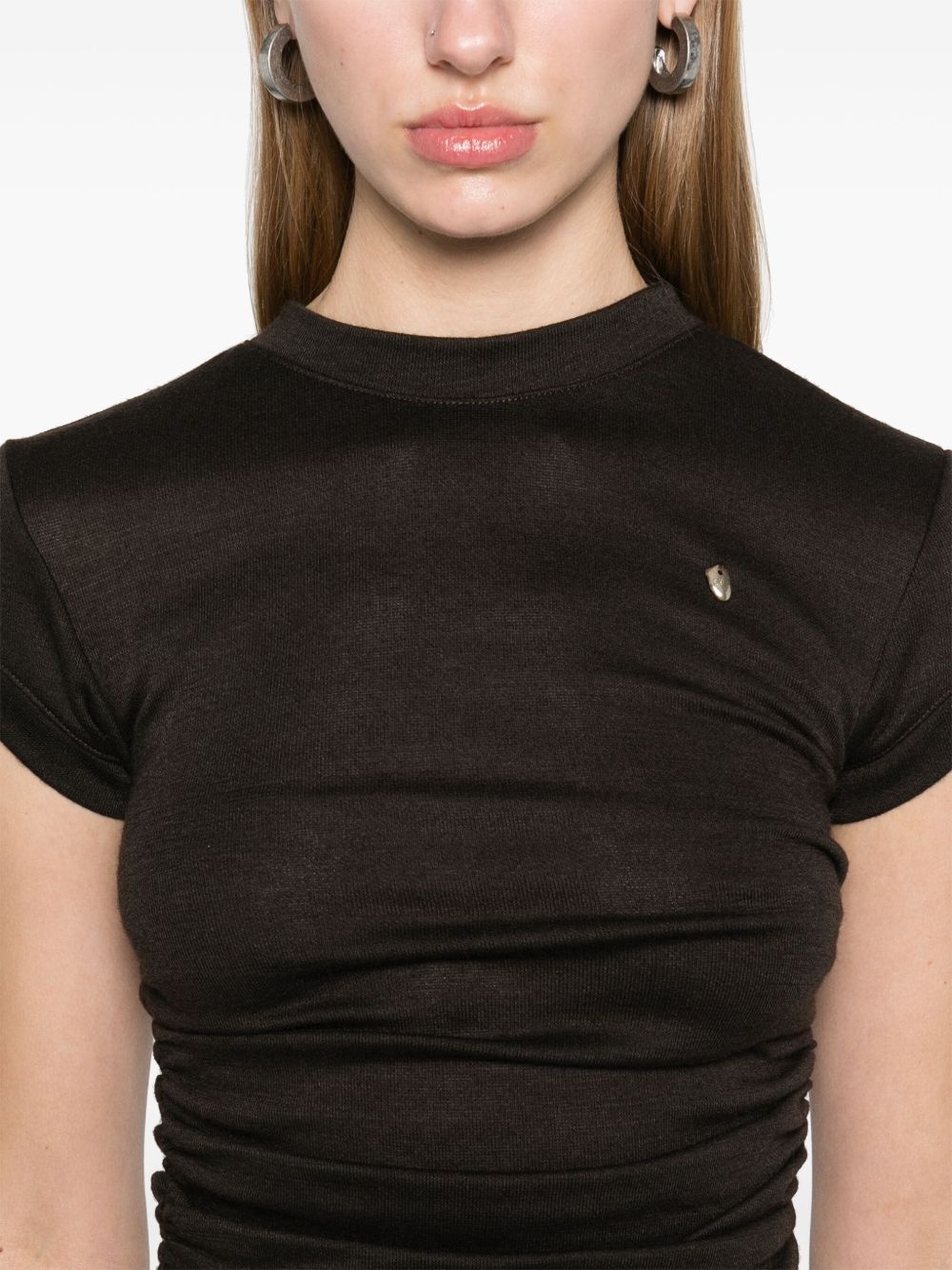ruched mini dress - 5