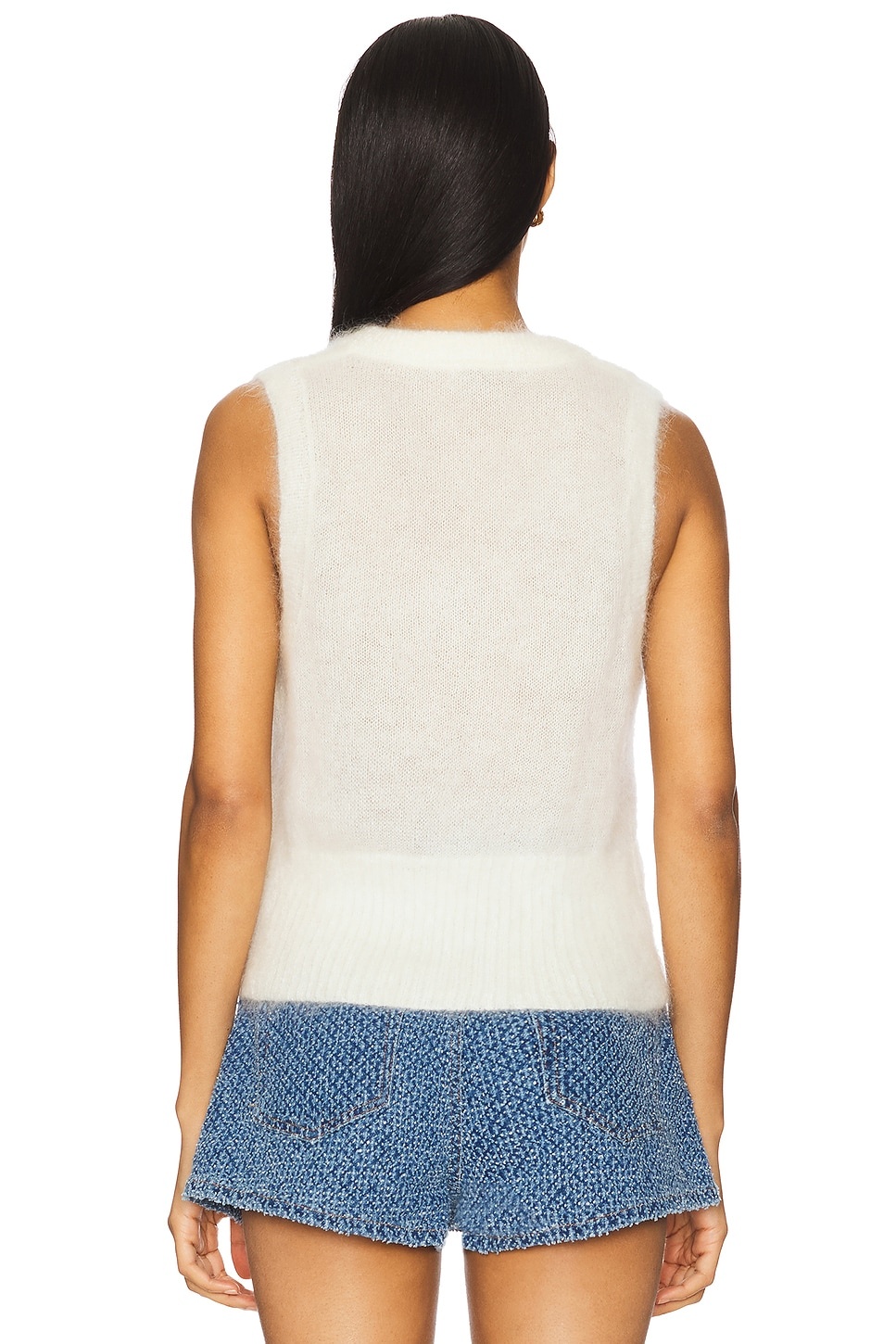 Mohair Tie String Vest - 3