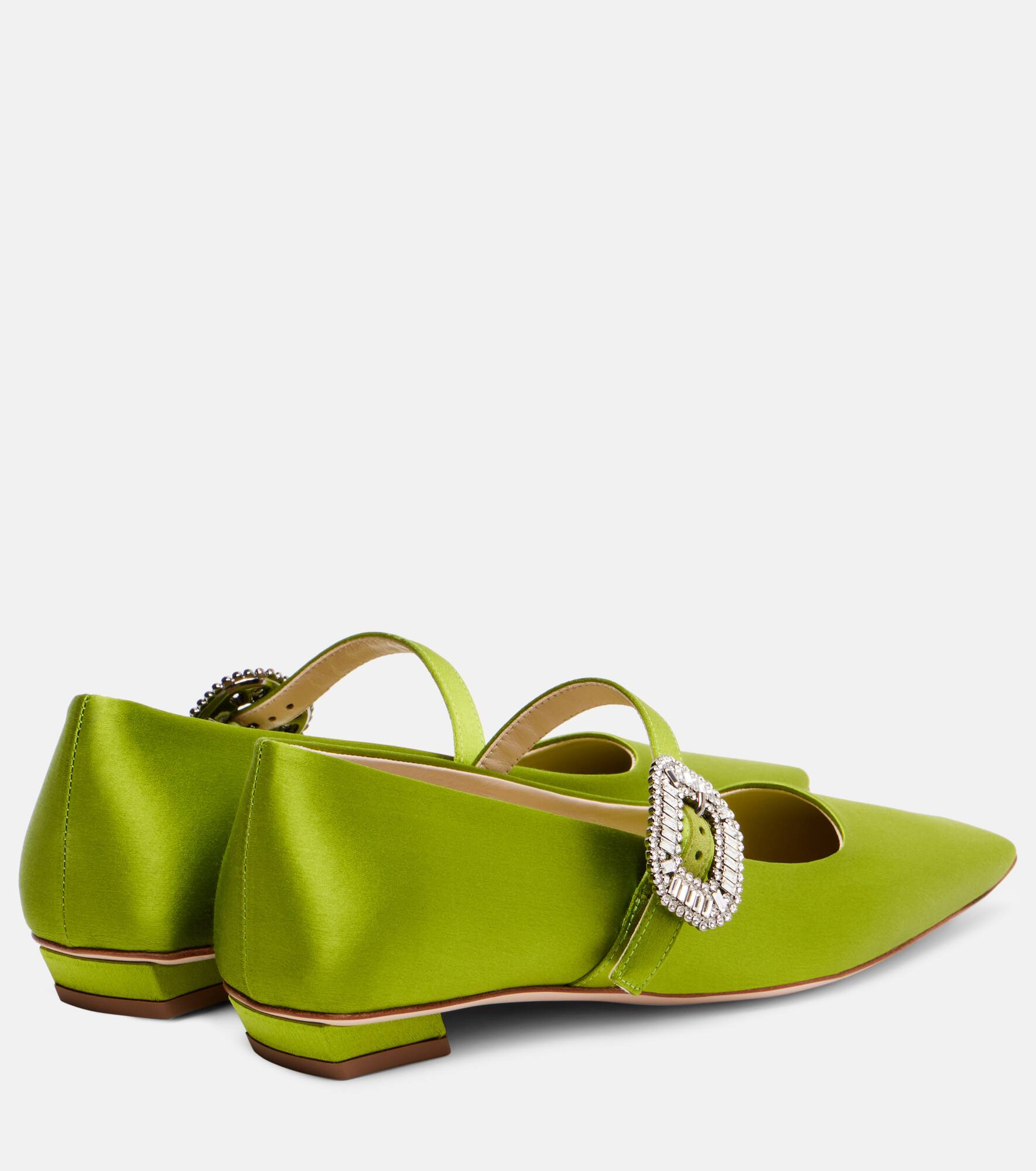 Belle Vivier 25 satin ballet flats - 2