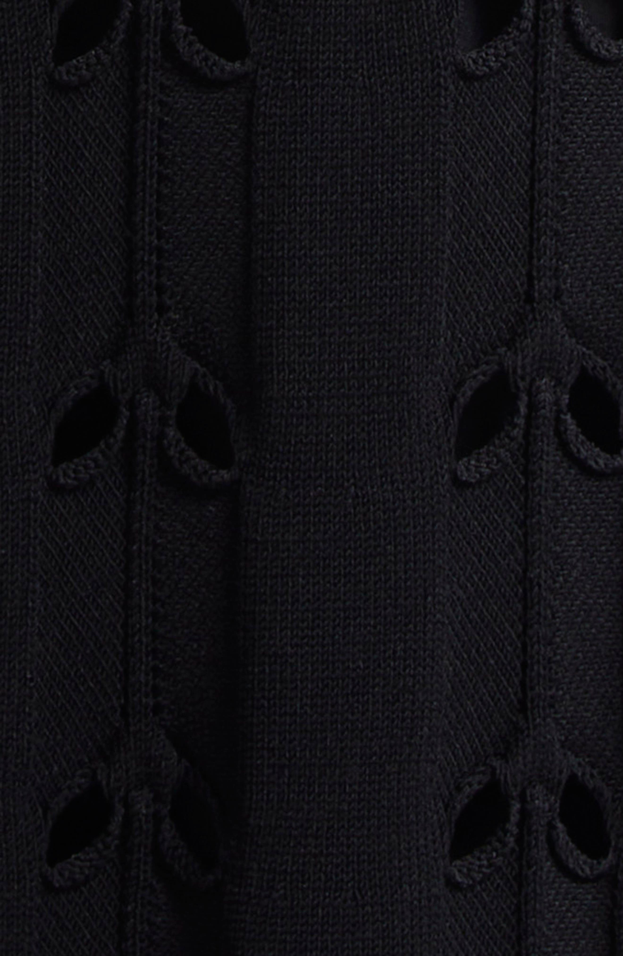 Zimmermann Rhiannon Long Sleeve Pointelle Maxi Sweater Dress in Black at Nordstrom - 6