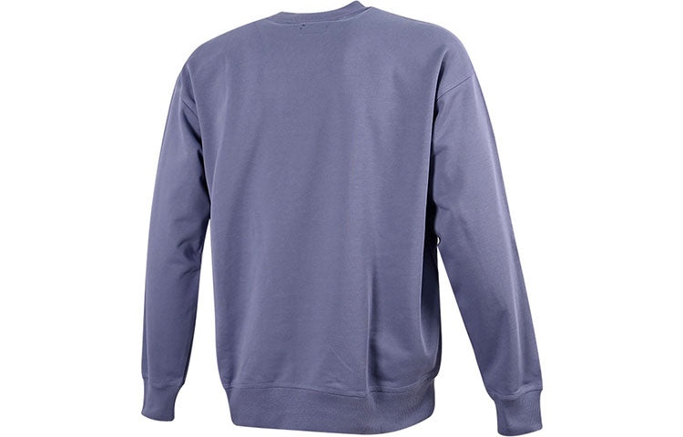 Converse Embroidered Workmark Fleece Crew 'Purple' 10023777-A02 - 2