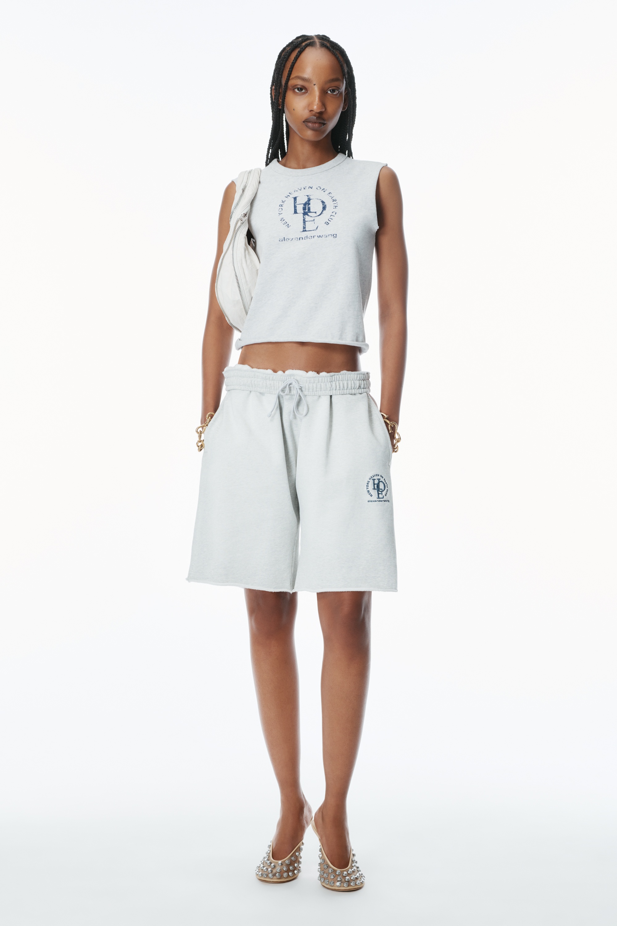 Cut-Off Logo Muscle Tee - 5