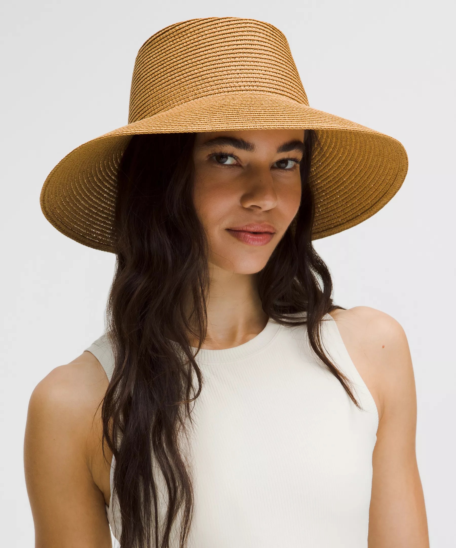 Women's Paper Straw Removable Sweatband Hat - 2